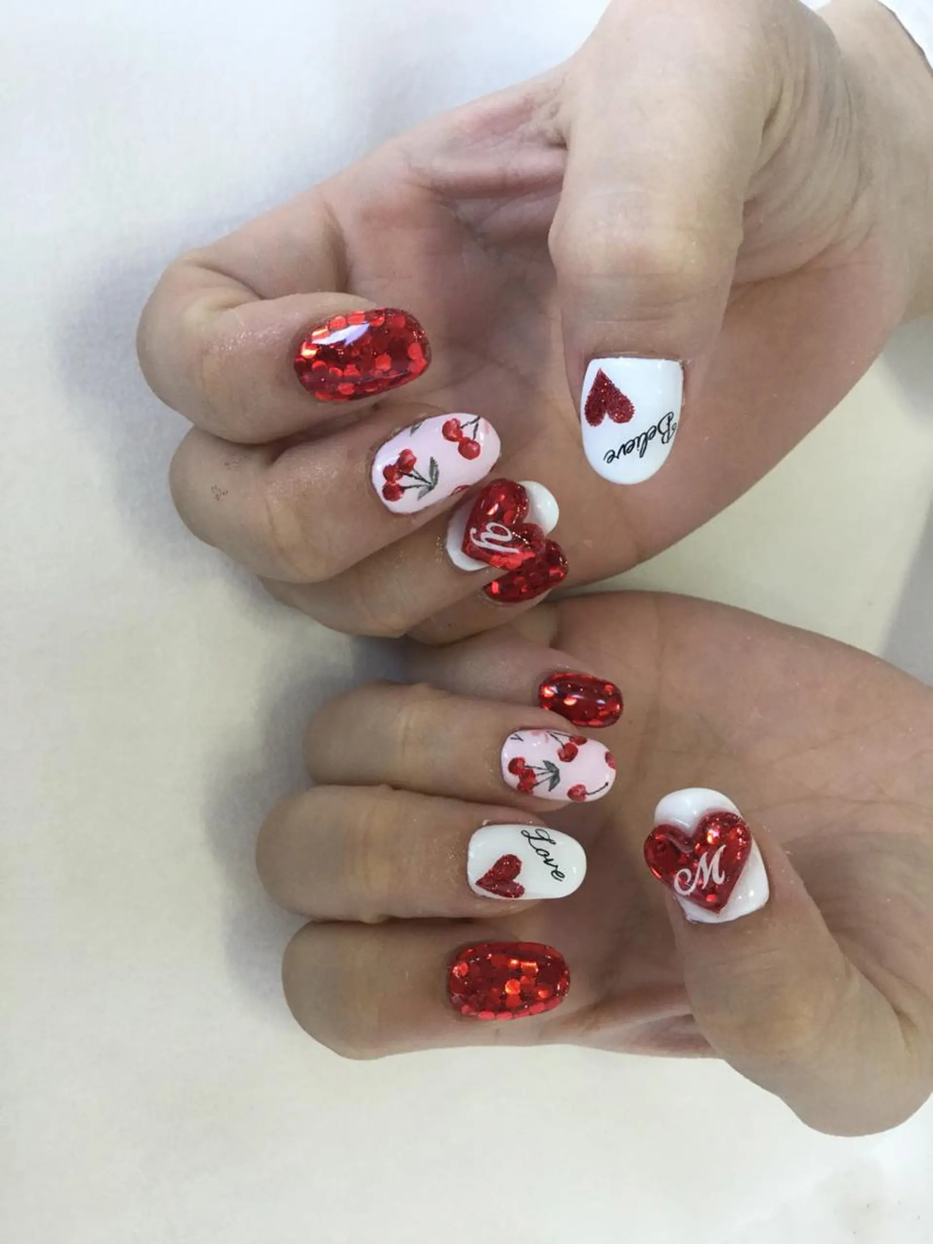 ネイル ハンドネイル 💎🐰 saki. m 🐰💎のネイルデザイン