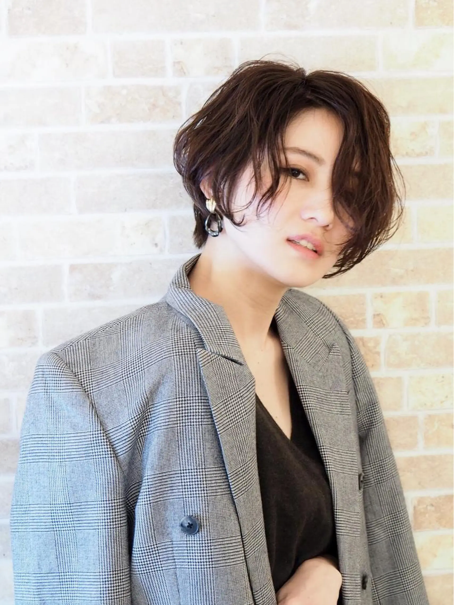 ショート 新堀 紫音のヘアスタイル