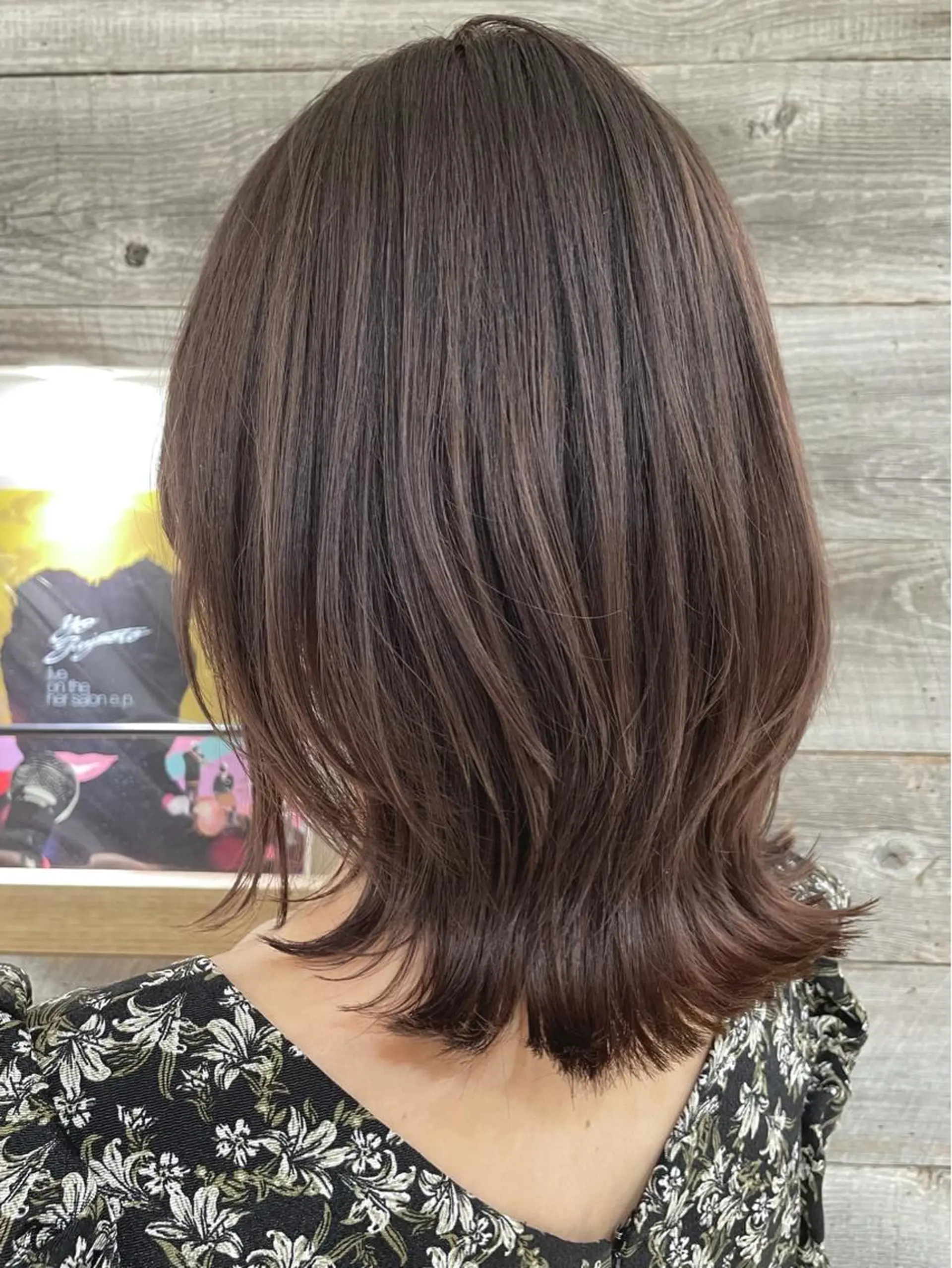 ミディアム カラー ボブ くびれヘア カット ヘアカラー トリートメント 卒業式受付中🌻 肥田亜沙美のその他イメージ