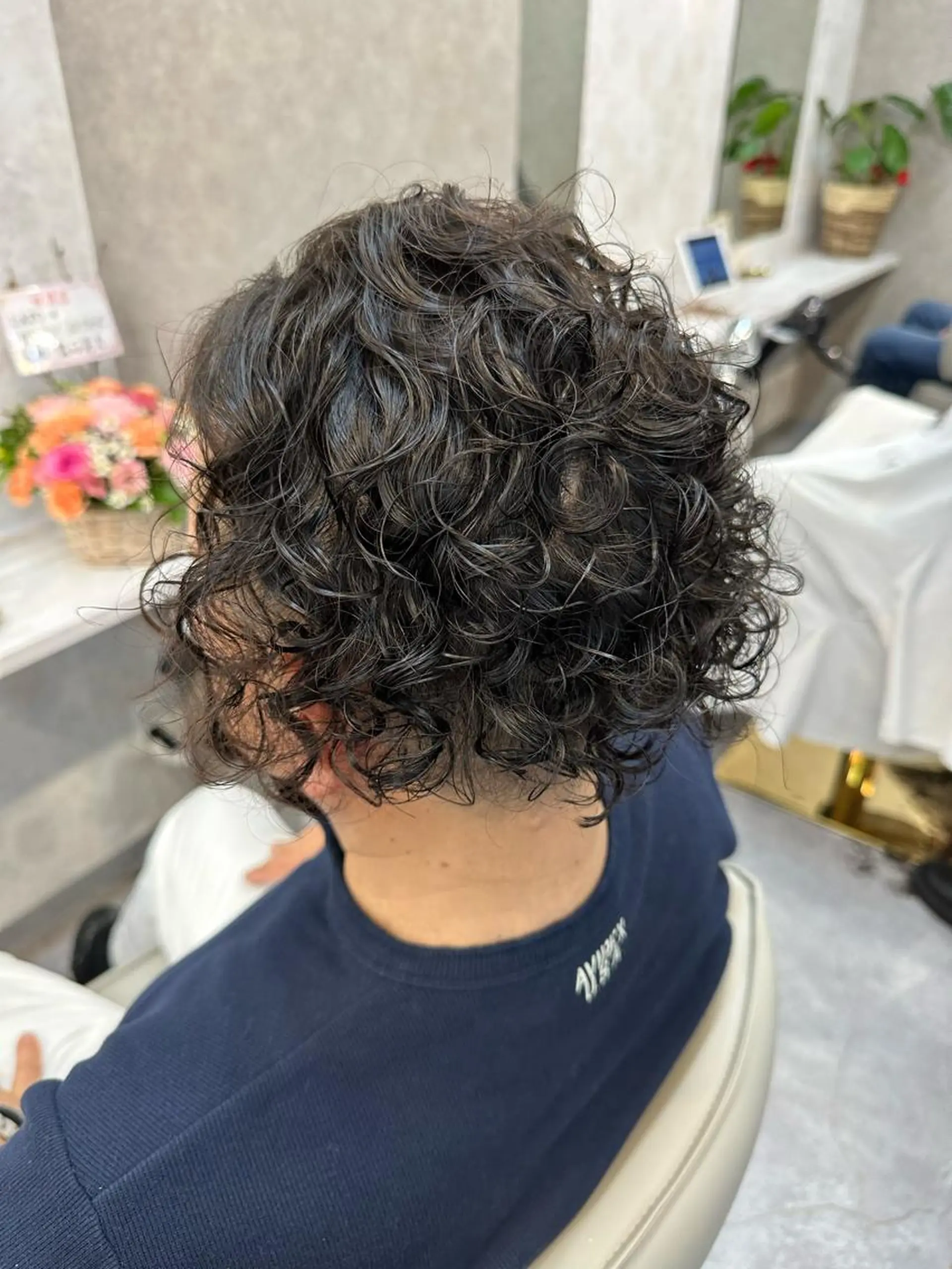 パーマ メンズ 粟野 裕稀のヘアスタイル