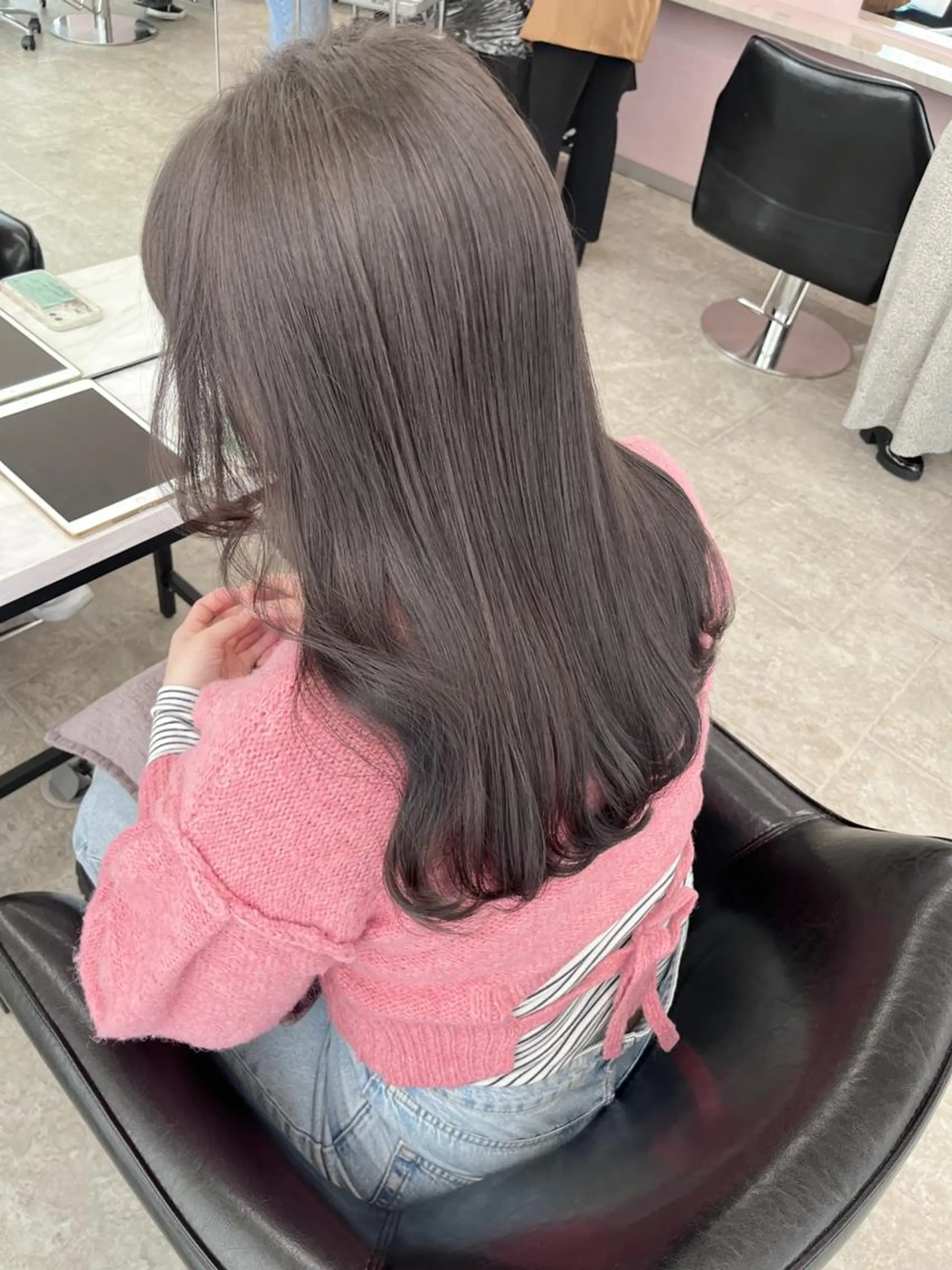 ロング ヘアカラー トリートメント MATTY yoshika 🐻のヘアスタイル