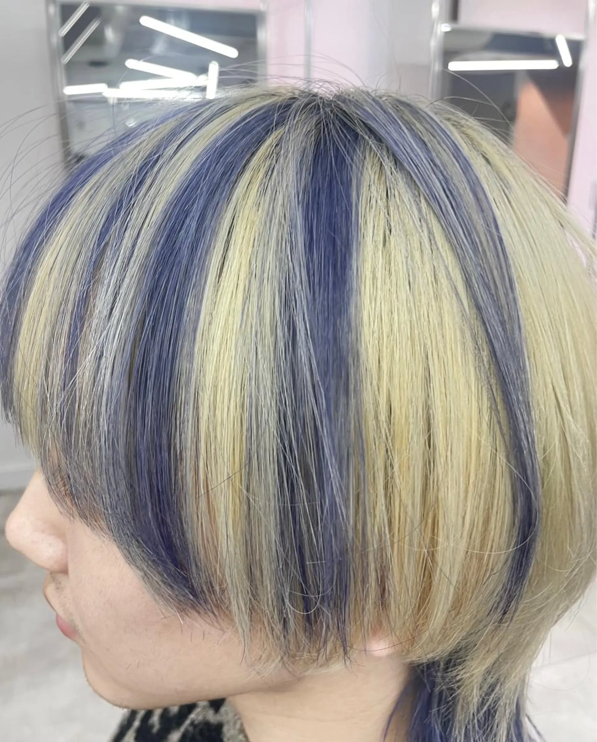 カラー ブリーチ メッシュ 畠山 真由佳のヘアスタイル