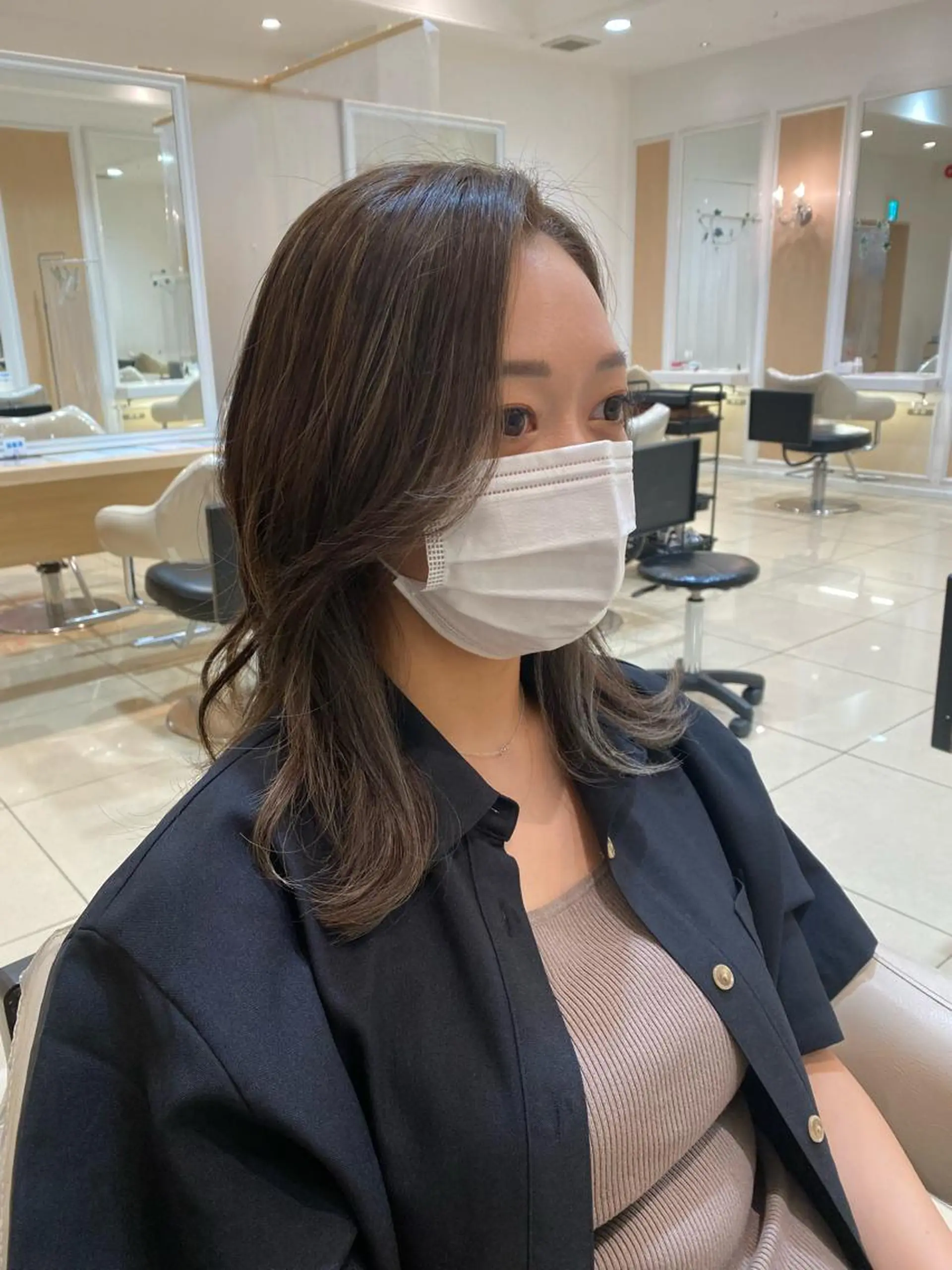 ミディアム メンズ特化型美容師 栗山勇人のヘアスタイル