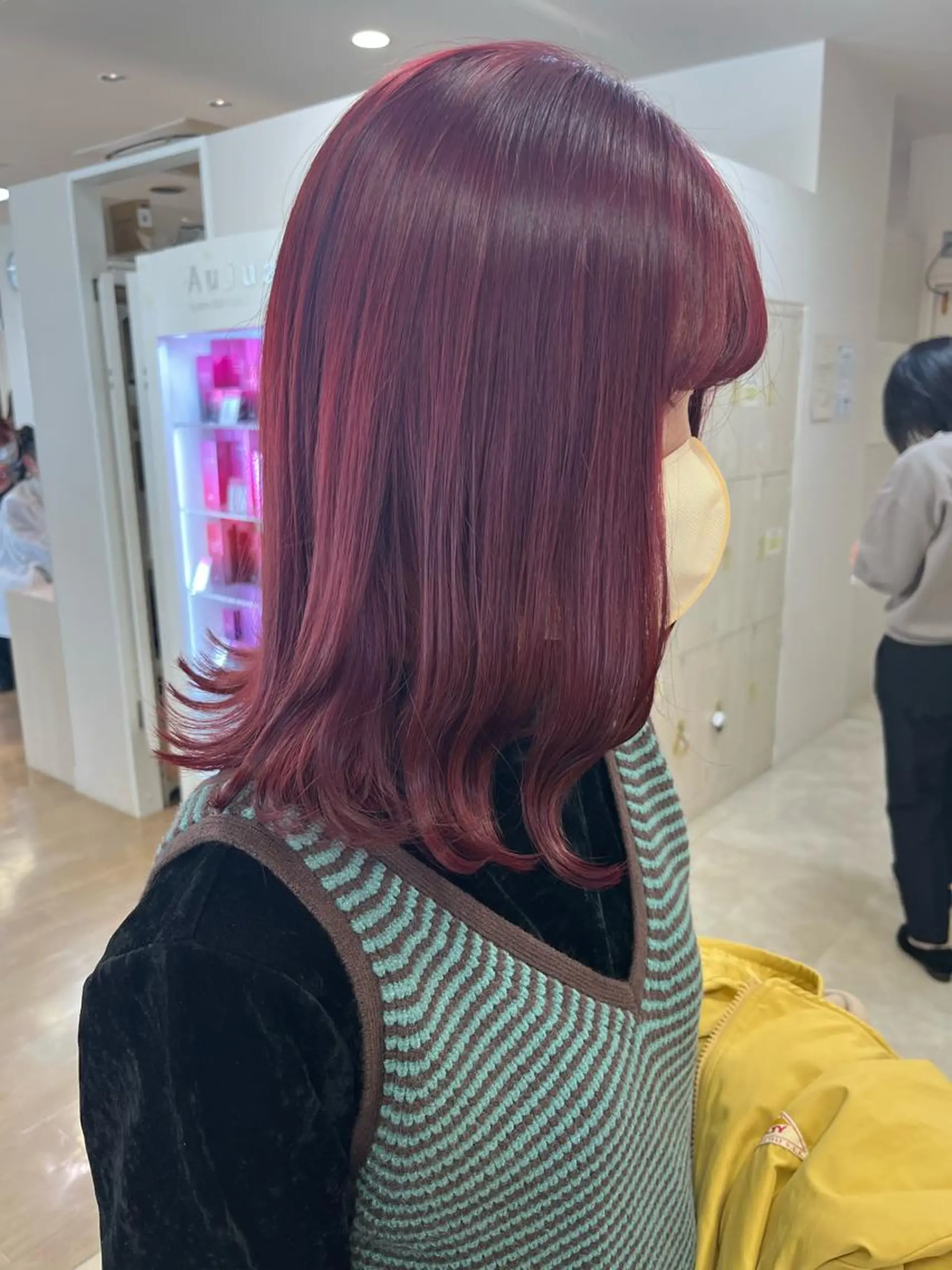 セミロング カラー カット ヘアカラー トリートメント 暖色専門美容師🎀 お客様満足度◎のヘアスタイル