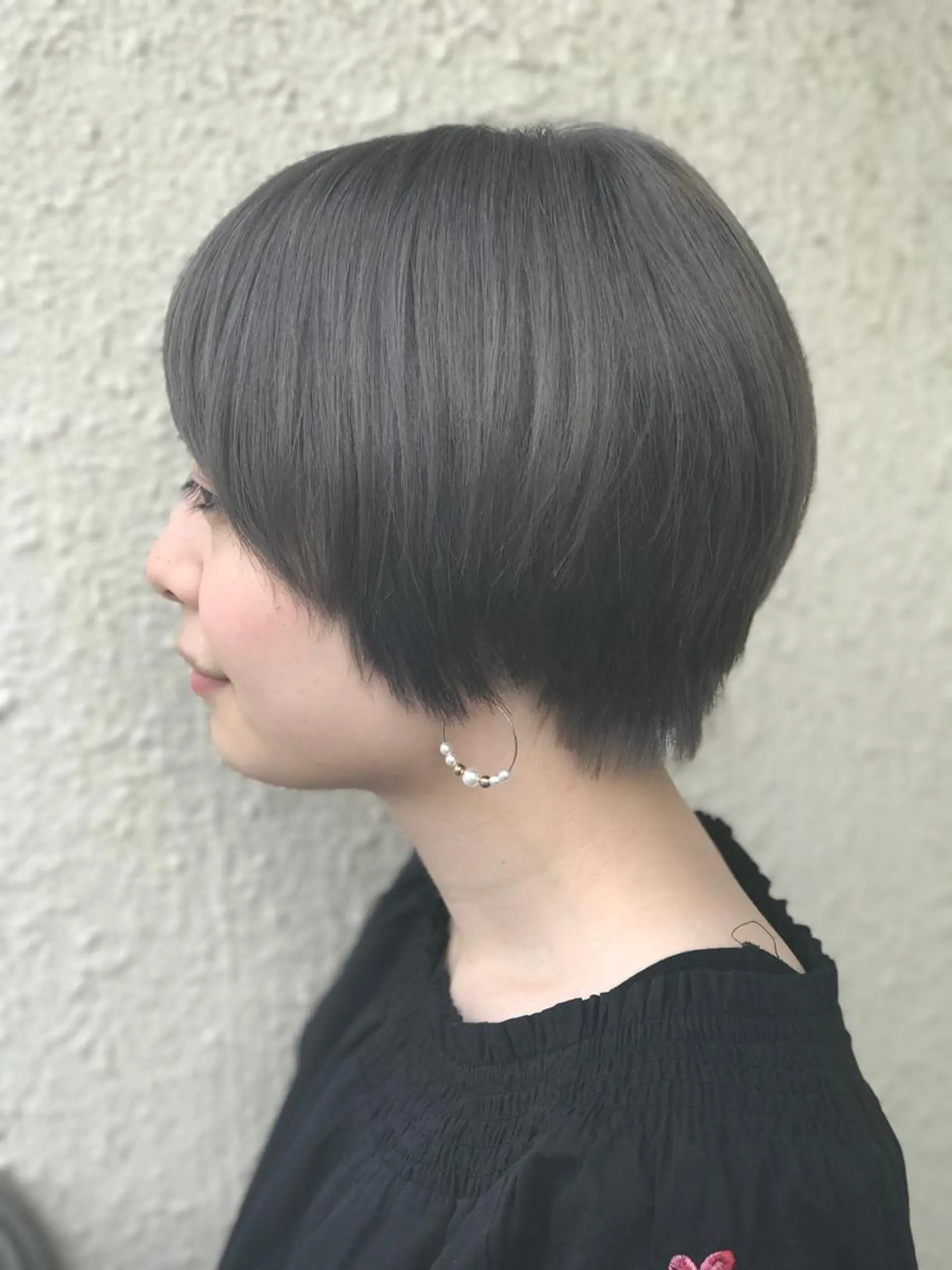 ショート カラー グレージュ fhami 店長 髪質改善　DAITOのヘアスタイル