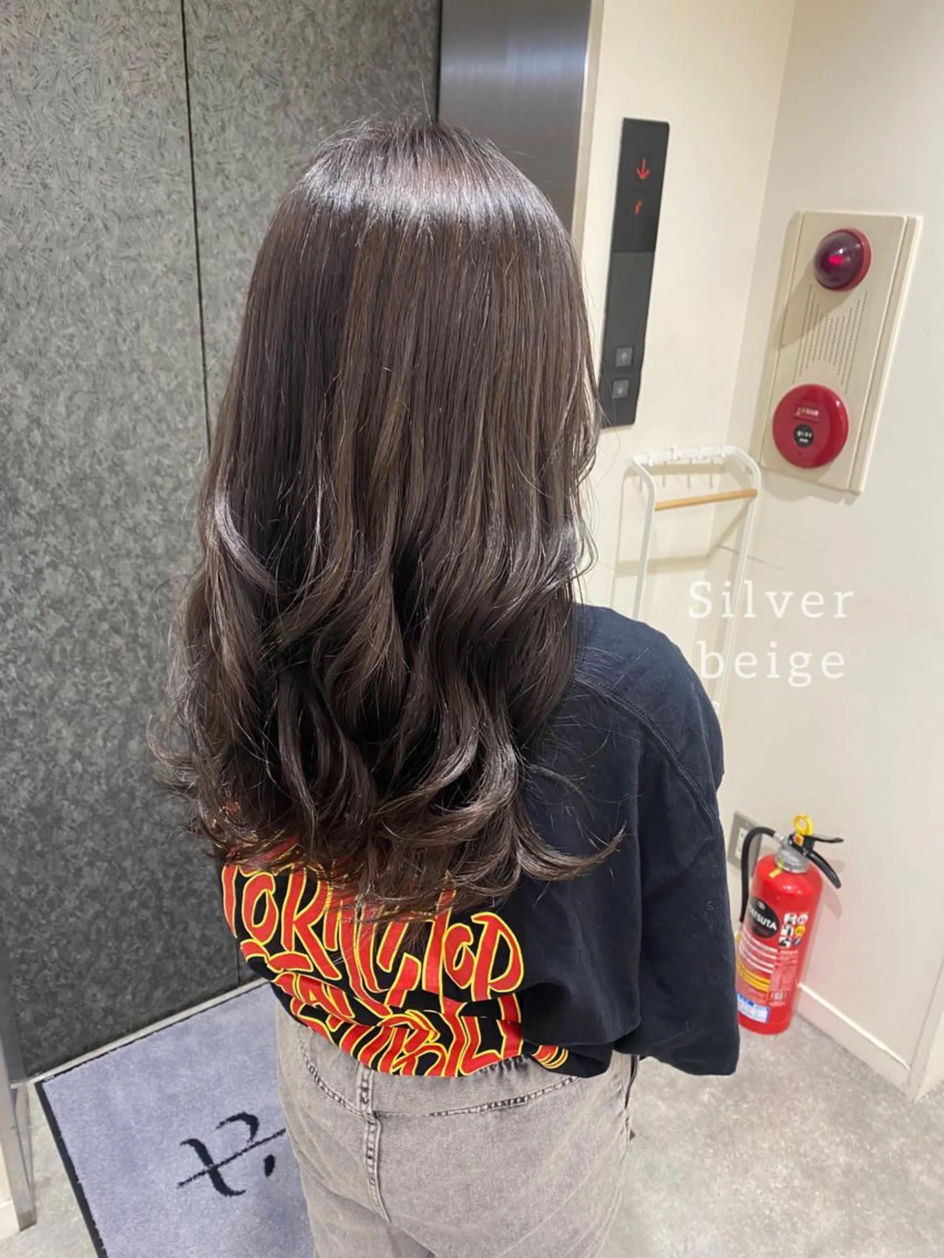 ミディアム カラー ヘアアレンジ 透明感カラー シルバー ヘアカラー ボブ /ニュアンス/ satomi🧸💖のヘアスタイル