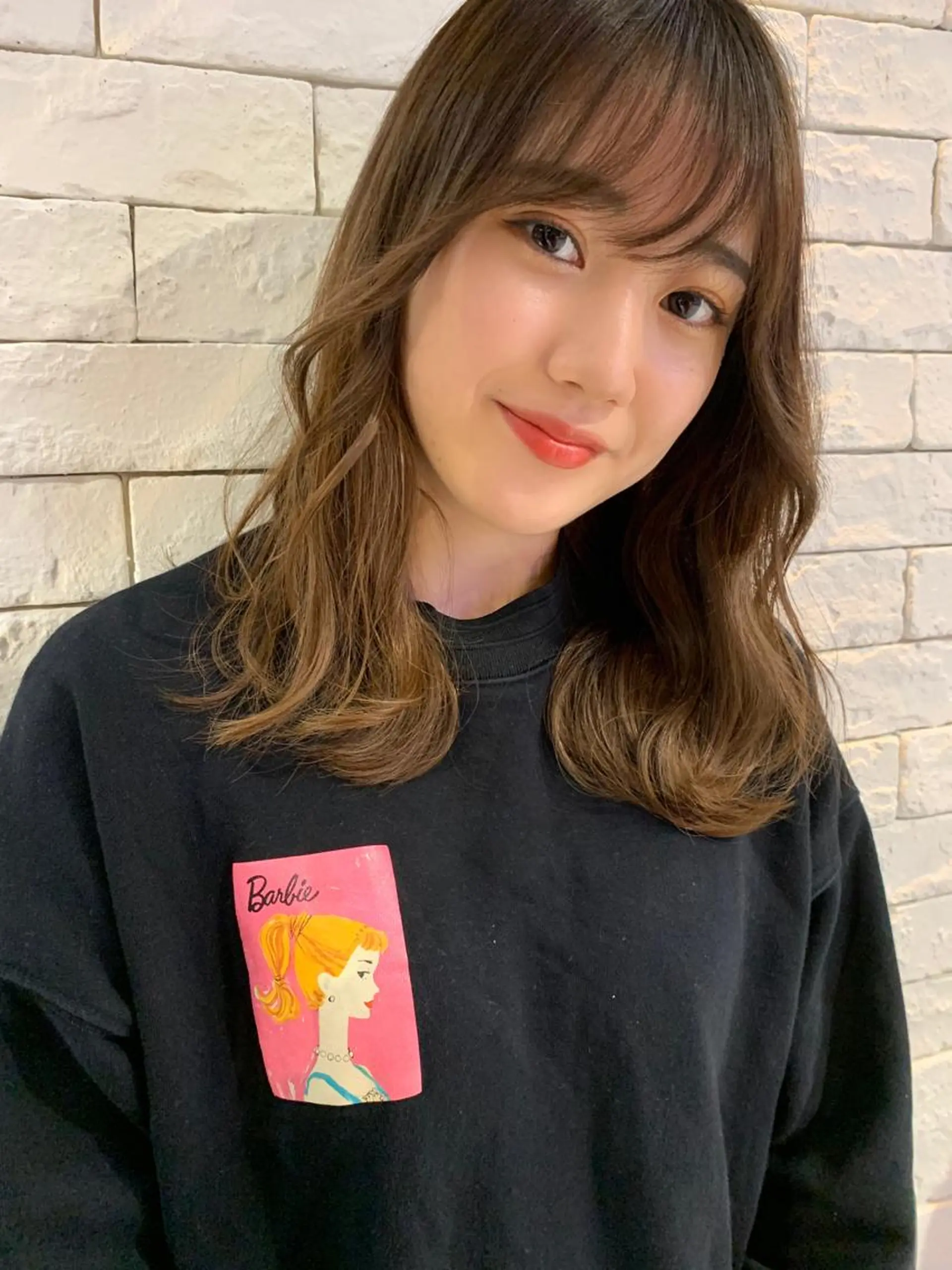 セミロング カラー ヘアカラー トリートメント 🎀taro ブリーチなしカラーのヘアスタイル