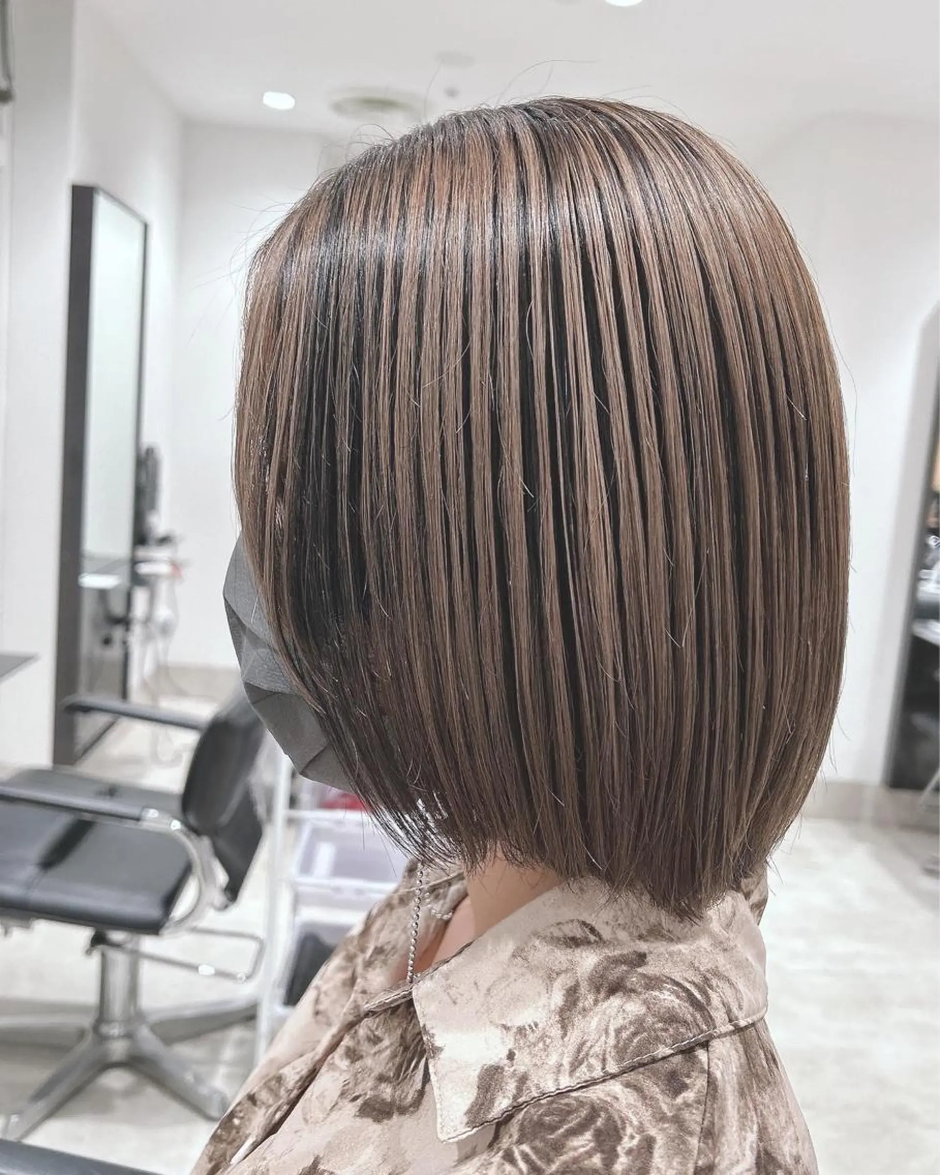 ショート カラー ベージュカラー カット ヘアカラー トリートメント スキバサミを使わない カット🌼唯🌼のヘアスタイル