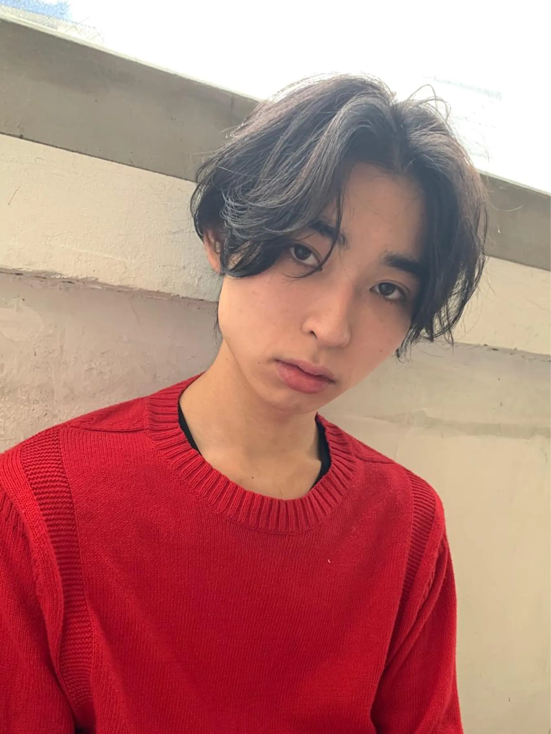 メンズ カット パーマ トリートメント 🌿似合わせ透明感 カラー松本朋幸🌿のヘアスタイル