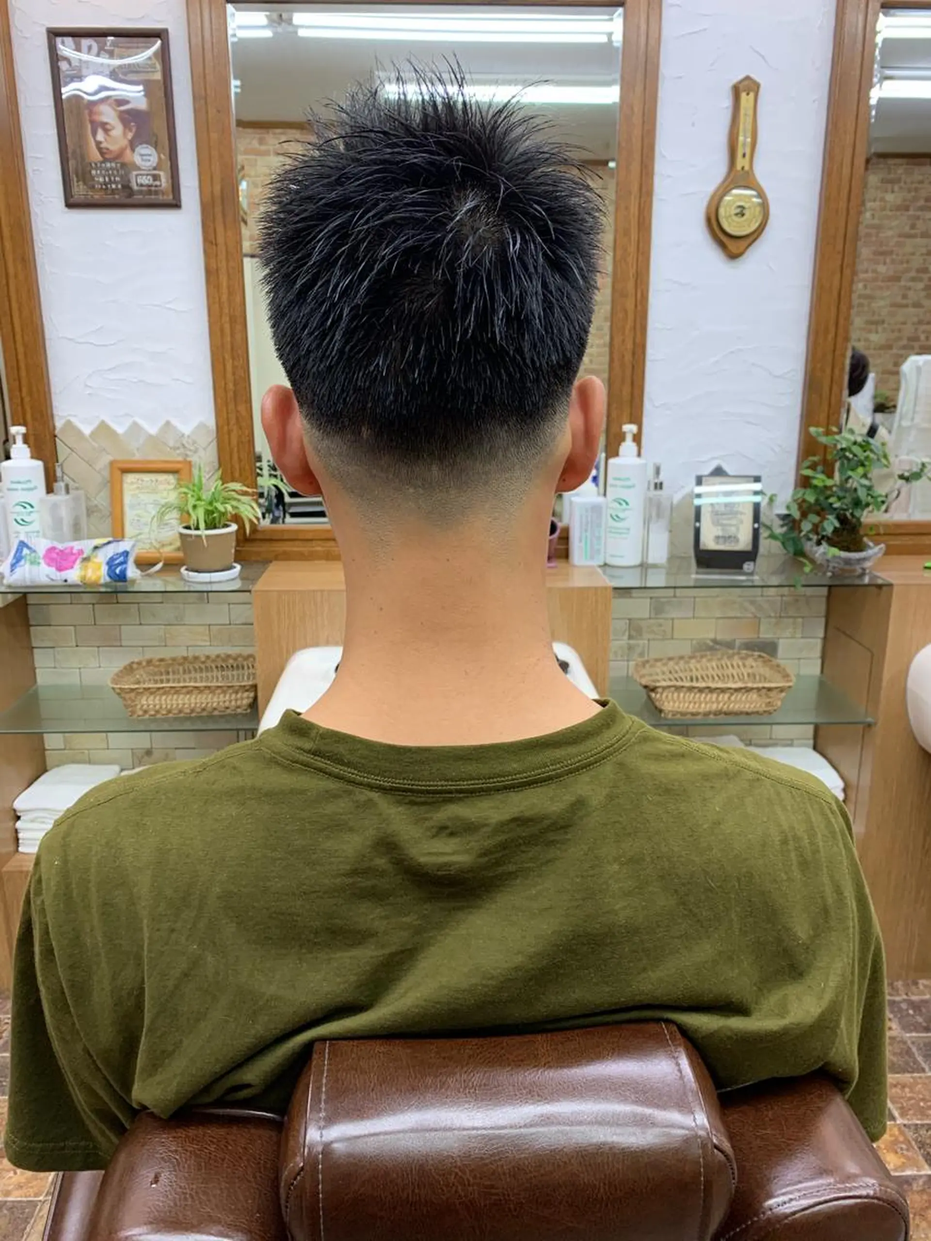 ショート メンズ フェードカット 羽木 隆徒のヘアスタイル