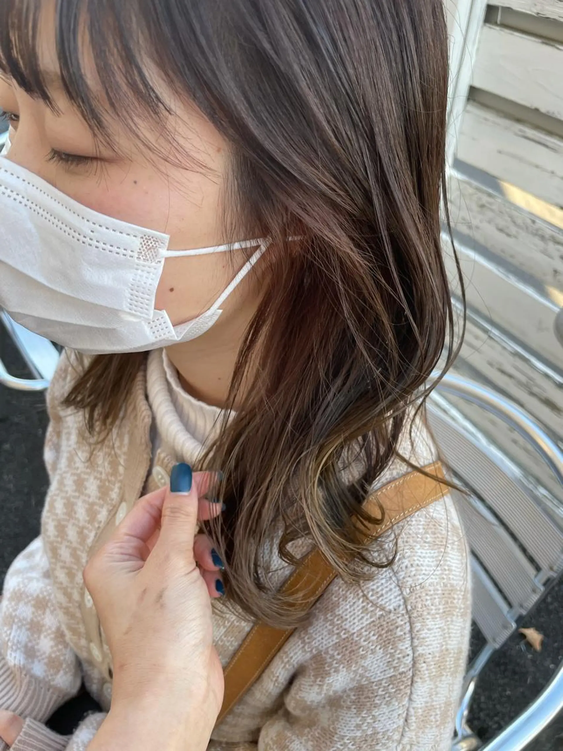 セミロング カラー ヘアカラー トリートメント コレットヘアー 田中アヤノのヘアスタイル