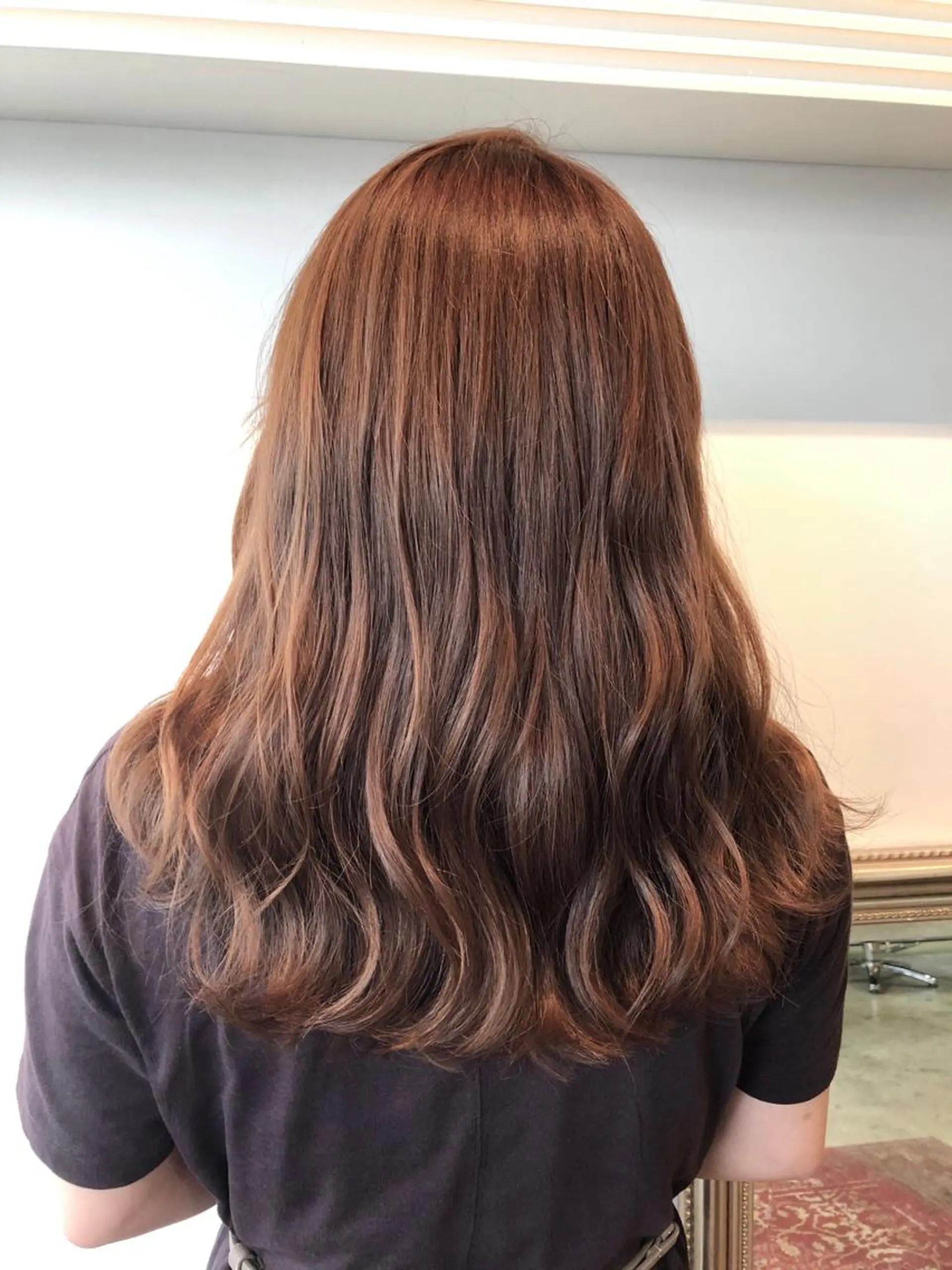 ミディアム カラー ベージュカラー ブリーチ ブリーチなしカラー 💐パーソナルカラー /市橋加菜💐のヘアスタイル