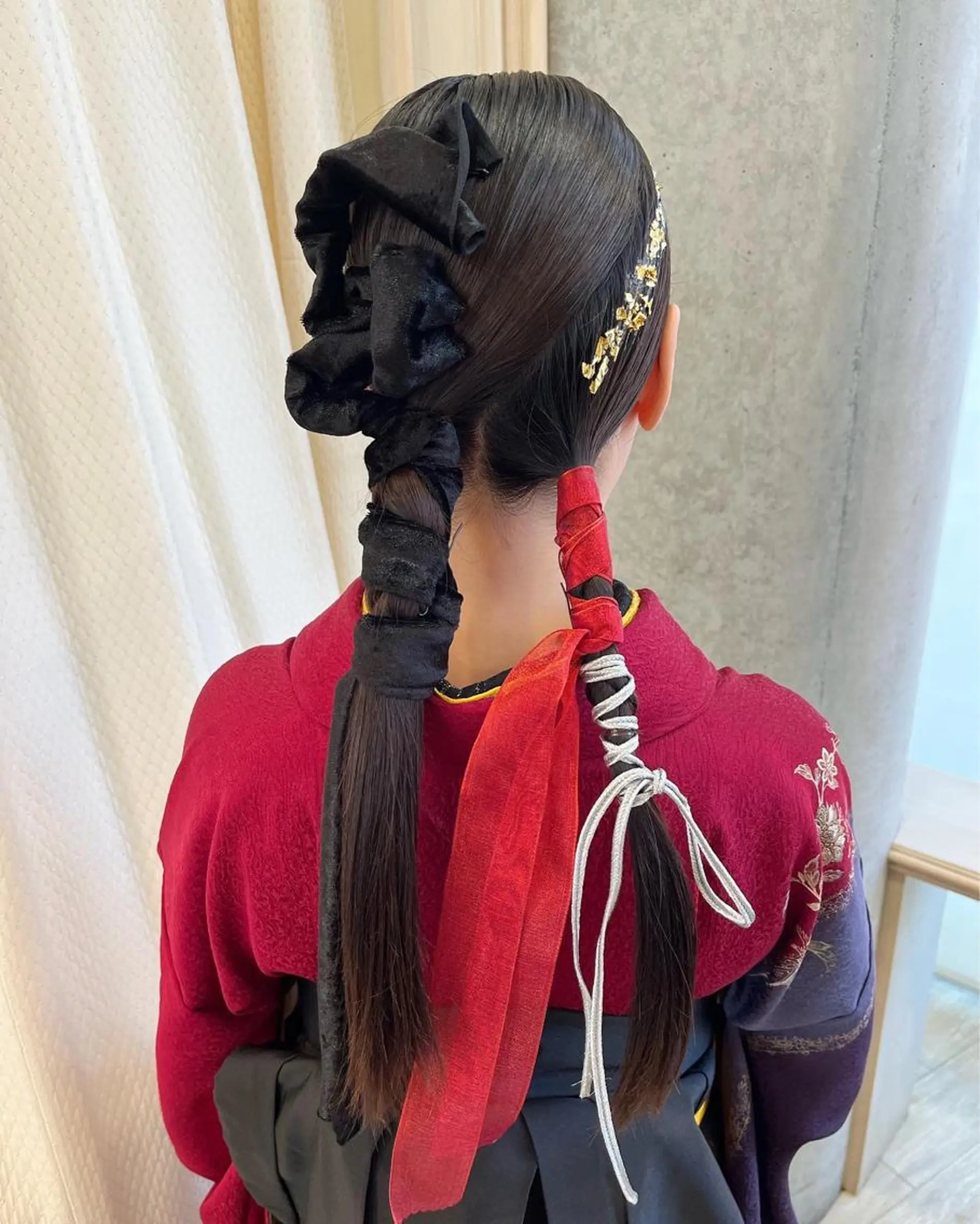 ロング ヘアアレンジ サソウ ユリエ🥥のヘアスタイル