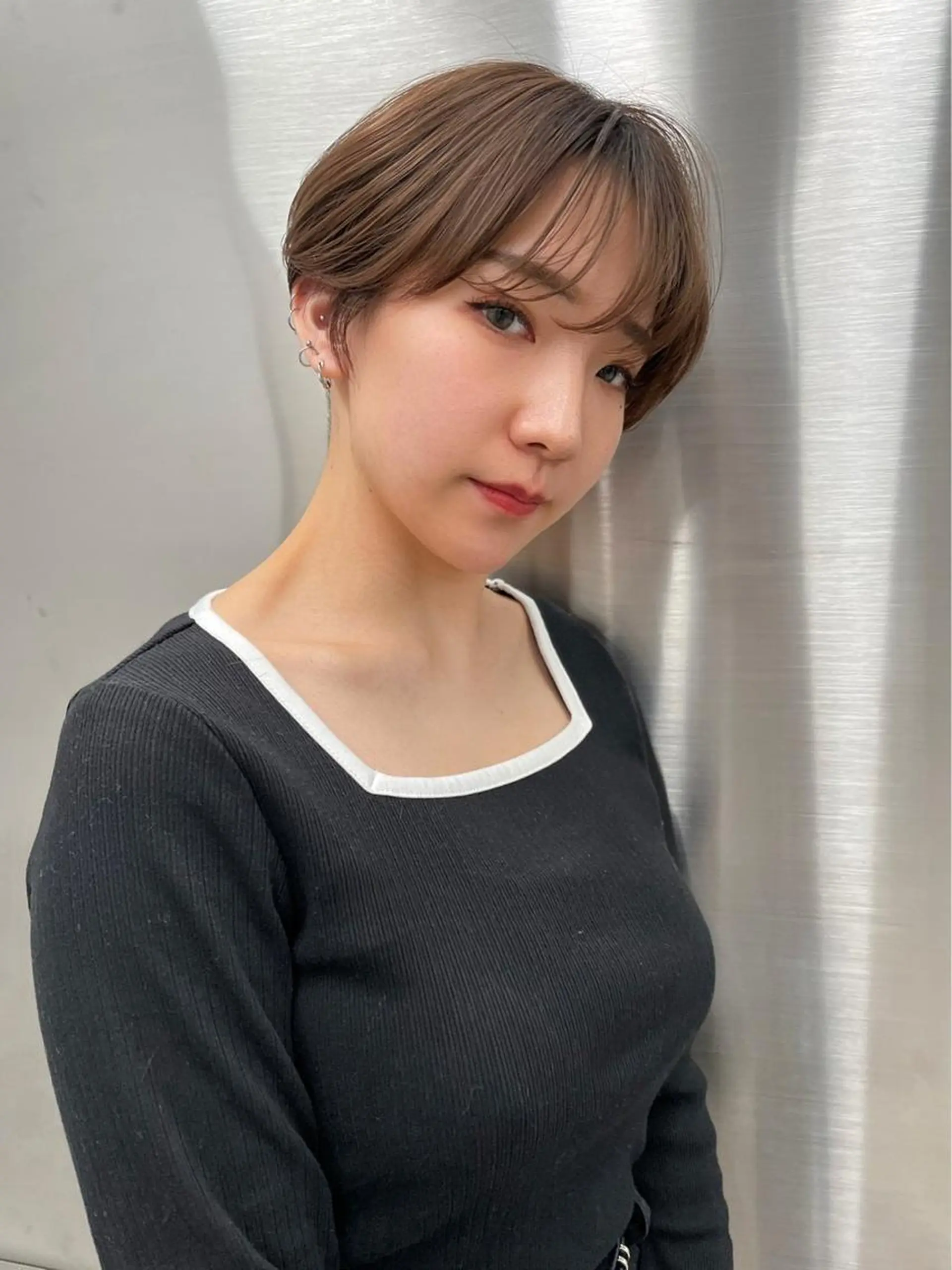 ショート レイヤーカット/ 髪質改善/羽柴りくのヘアスタイル