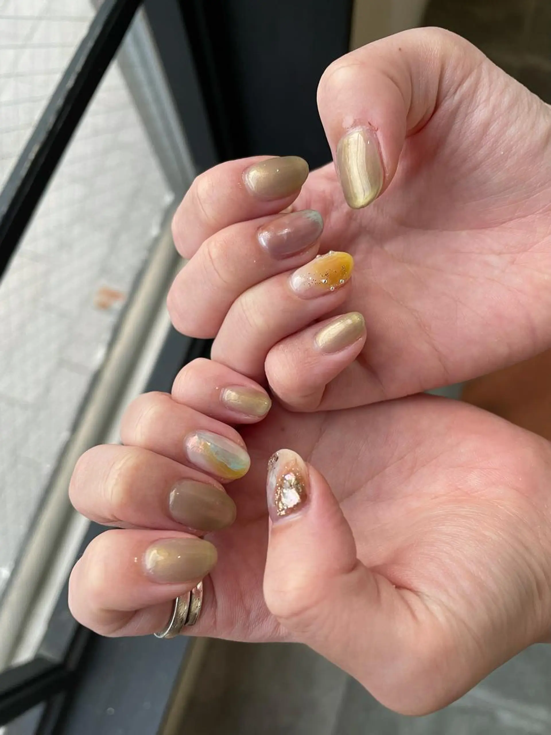 ネイル シンプルネイル SOL　nail イマナカのネイルデザイン