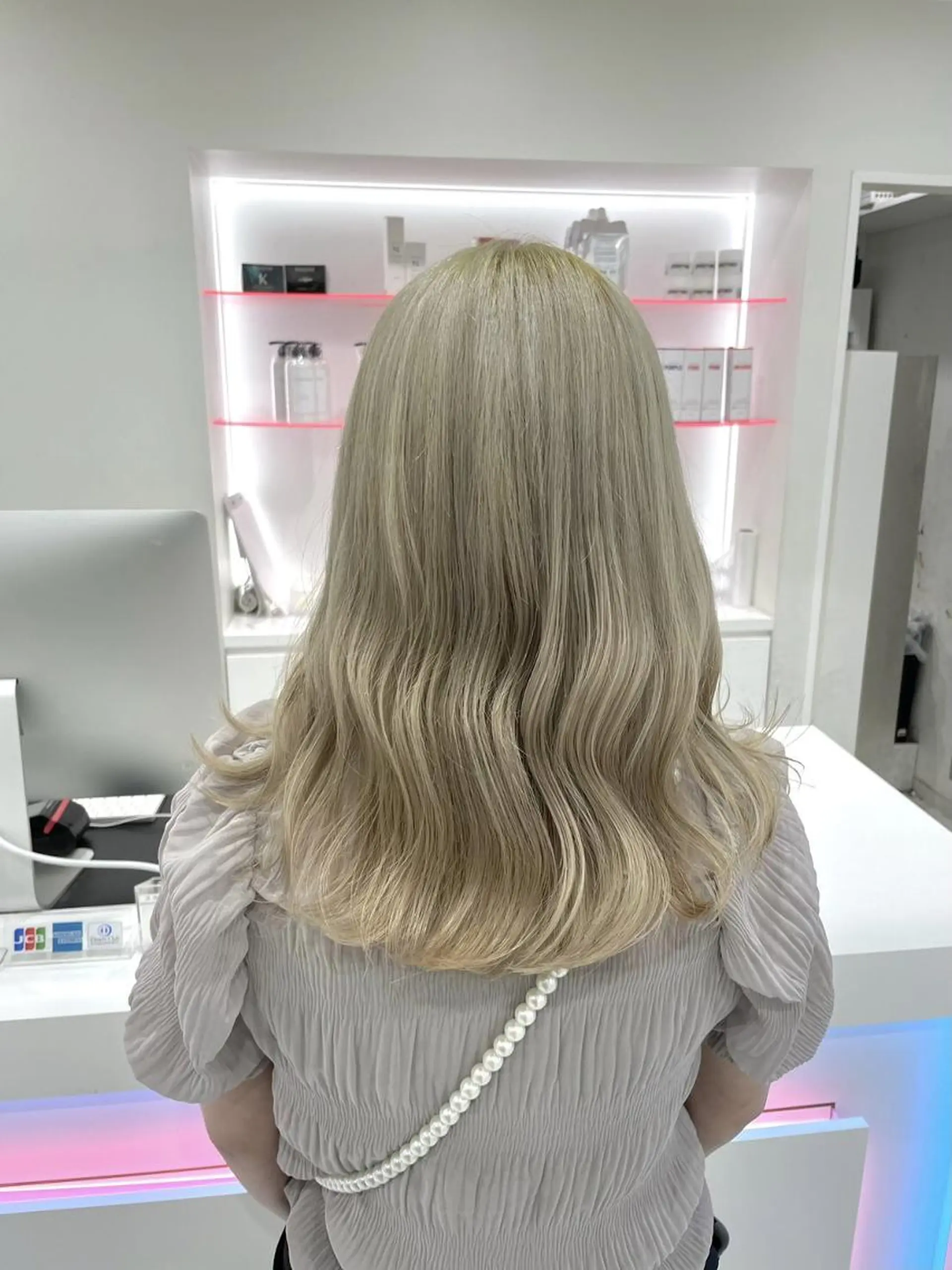 カラー ヘアカラー トリートメント ♡ハイトーンブリーチ カラーyuuna♡のヘアスタイル