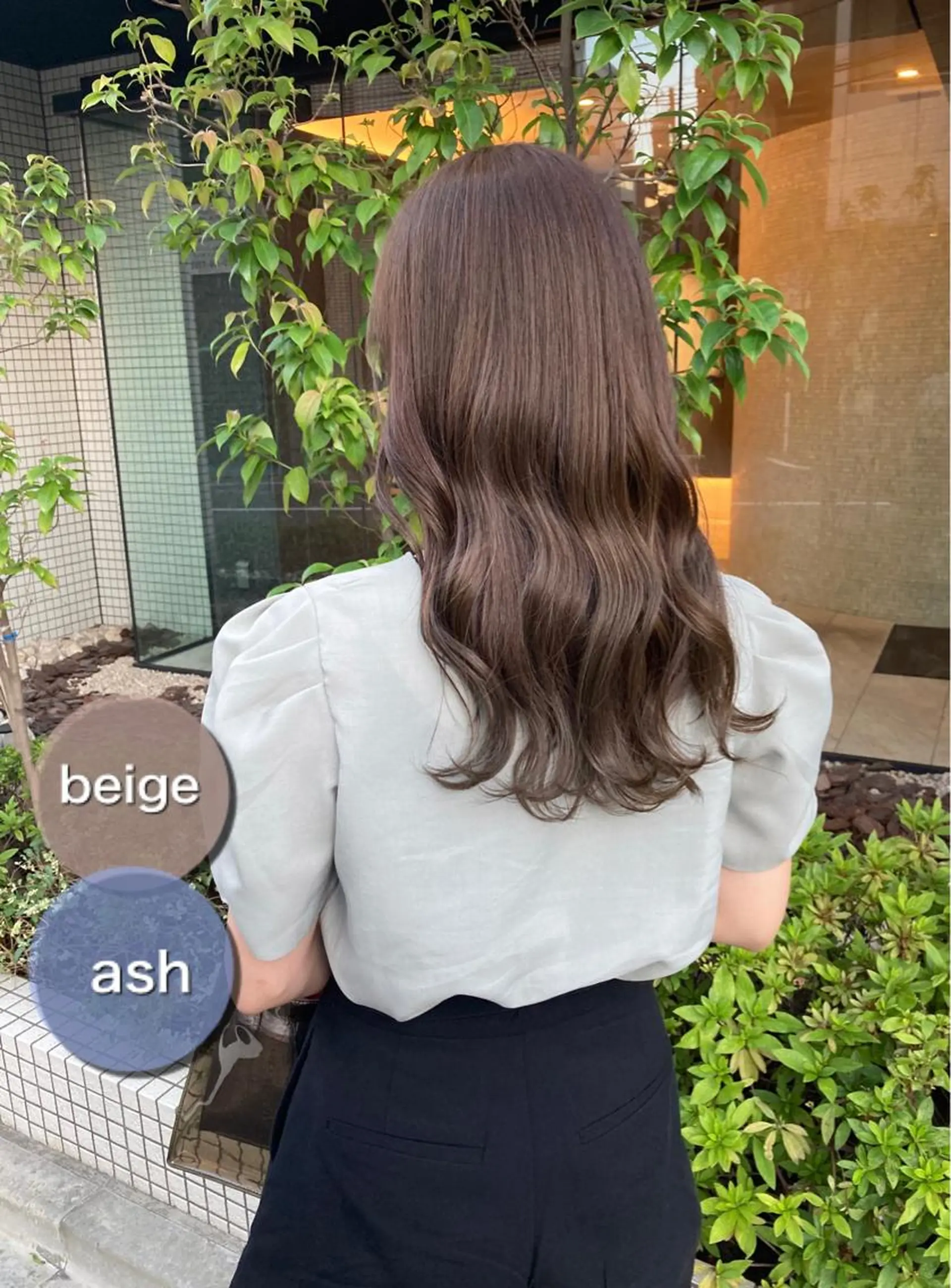 ロング カット ヘアカラー トリートメント ✨色持ちの良い艶 カラー✨蟹江真世のヘアスタイル