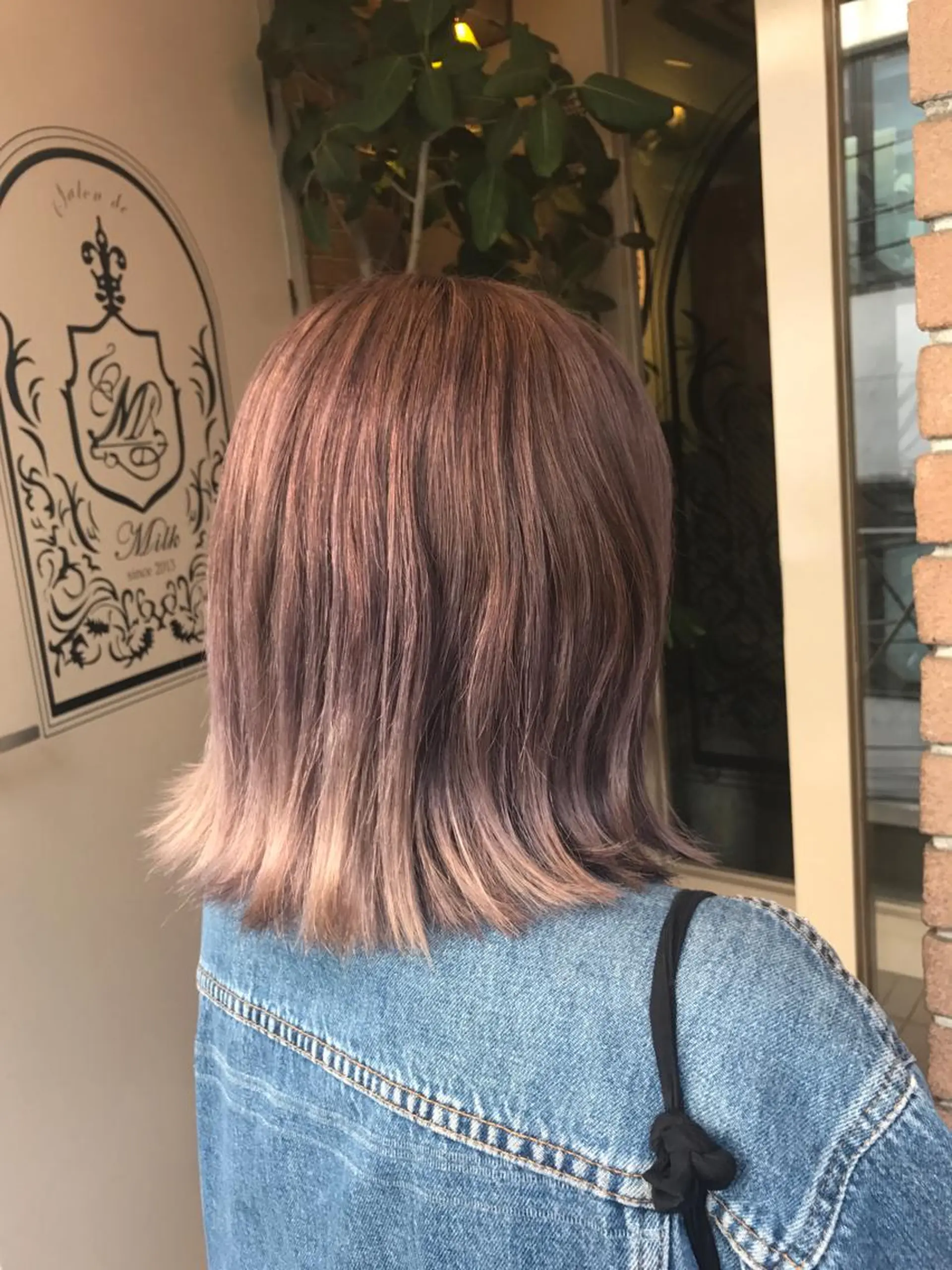 ショート カラー ヘアアレンジ ダブルカラー サロンドミルク 原宿のヘアスタイル