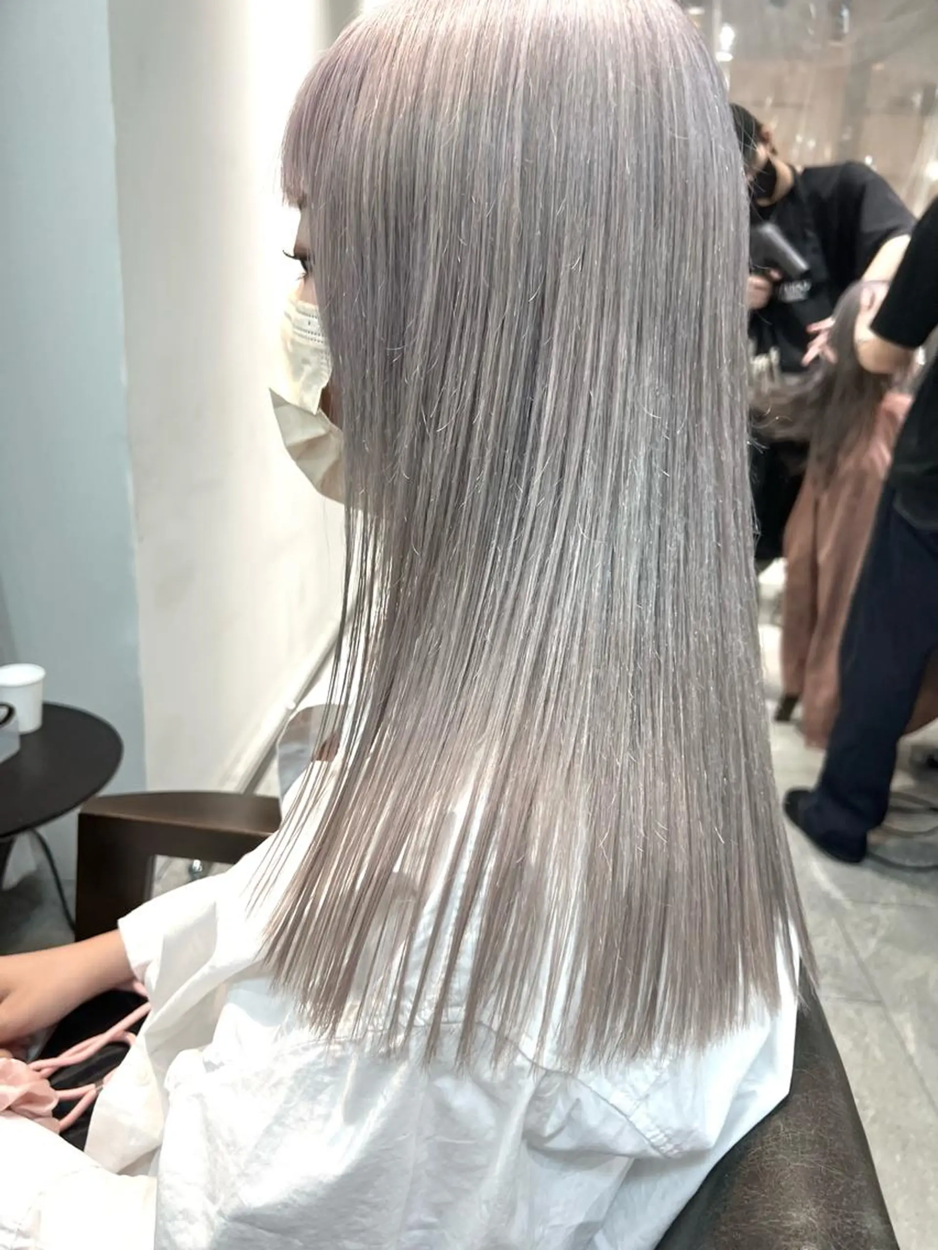 セミロング カラー ヘアアレンジ ヘアカラー トリートメント ヘアセット 🌈インナーカラー ‘ショウマ’🌈のヘアスタイル