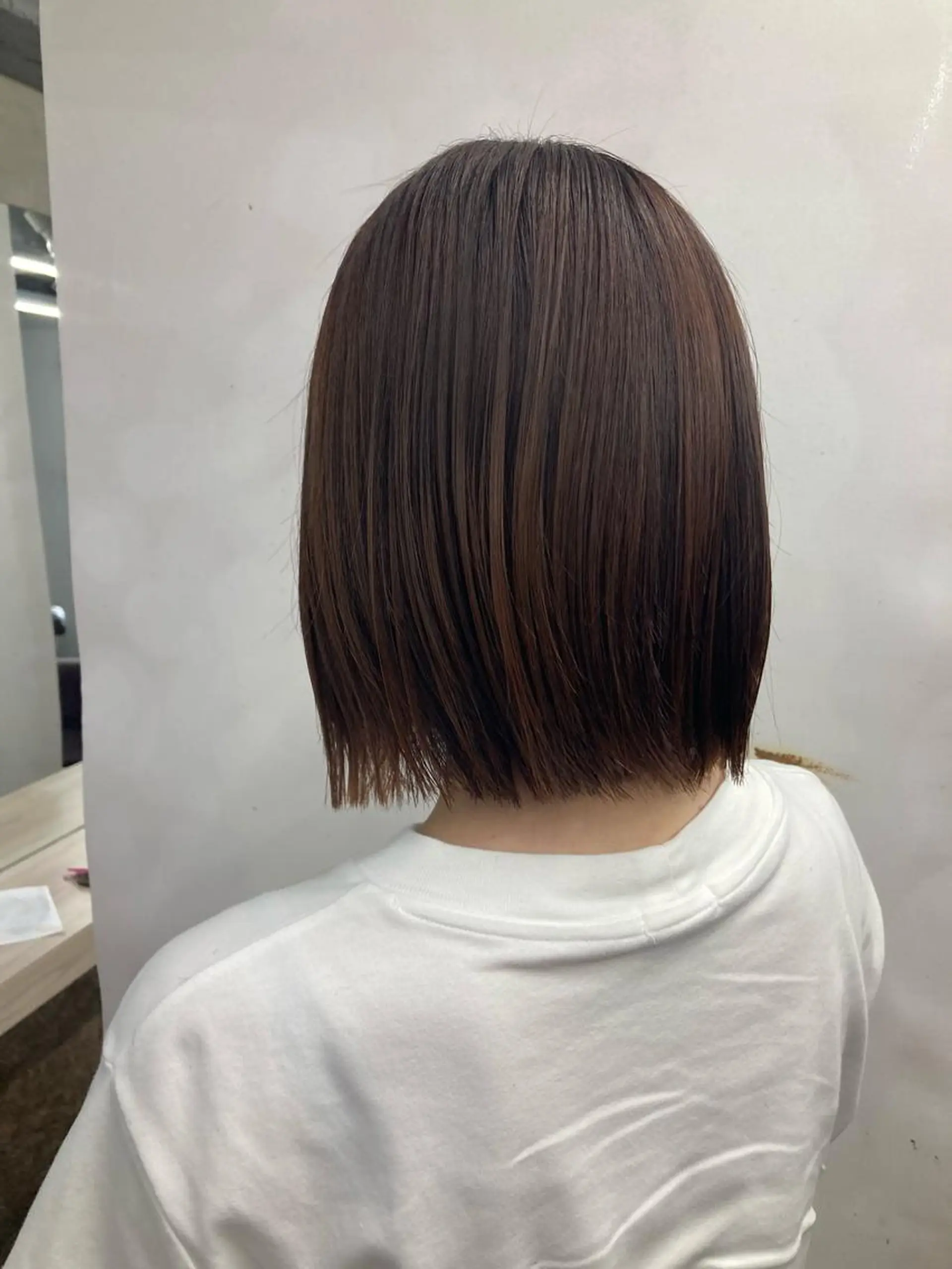 ショート カラー ボブ カット ヘアカラー トリートメント ブリーチ&似合せボブ 田中寛十のヘアスタイル