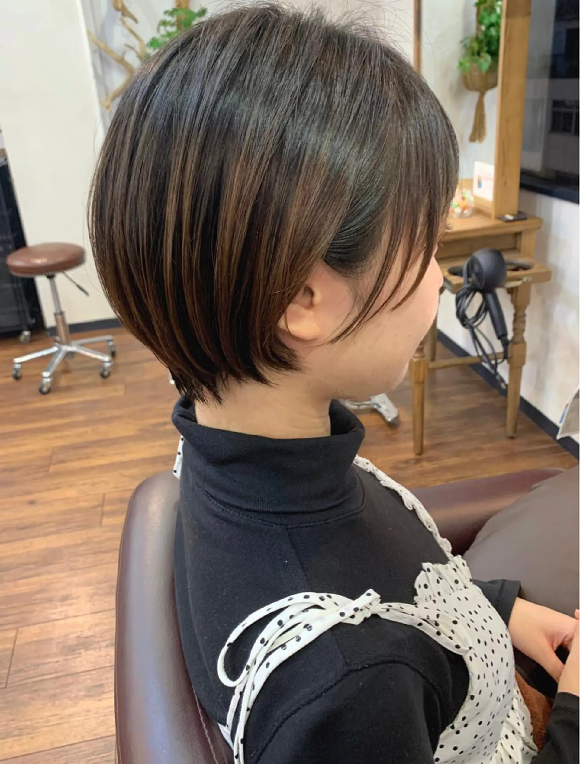 ショート 縮毛矯正/ショート/ レイヤー/畑中正敏のヘアスタイル