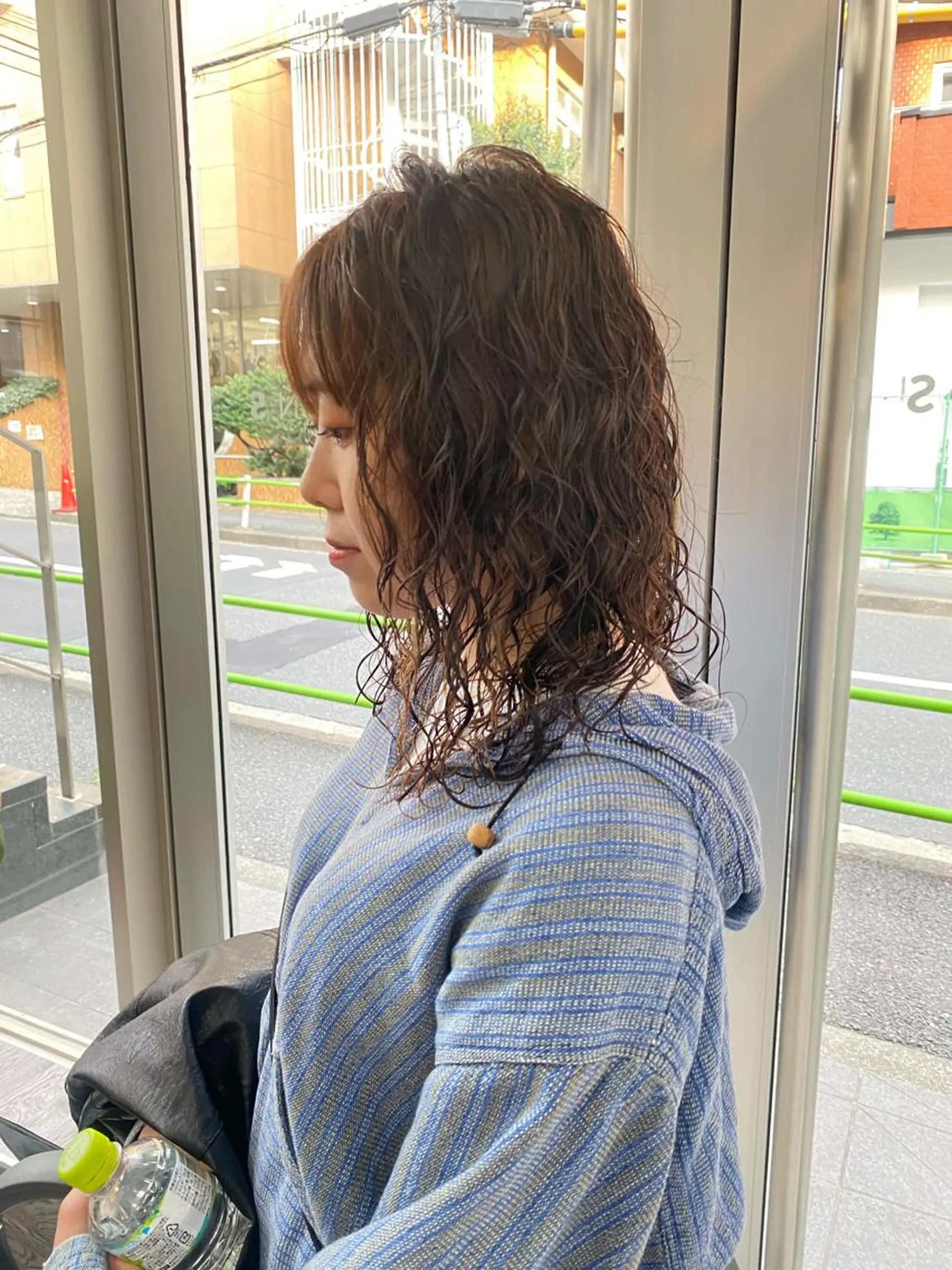 ミディアム パーマ 低ダメージパーマ ケアパーマ/武田明大のヘアスタイル