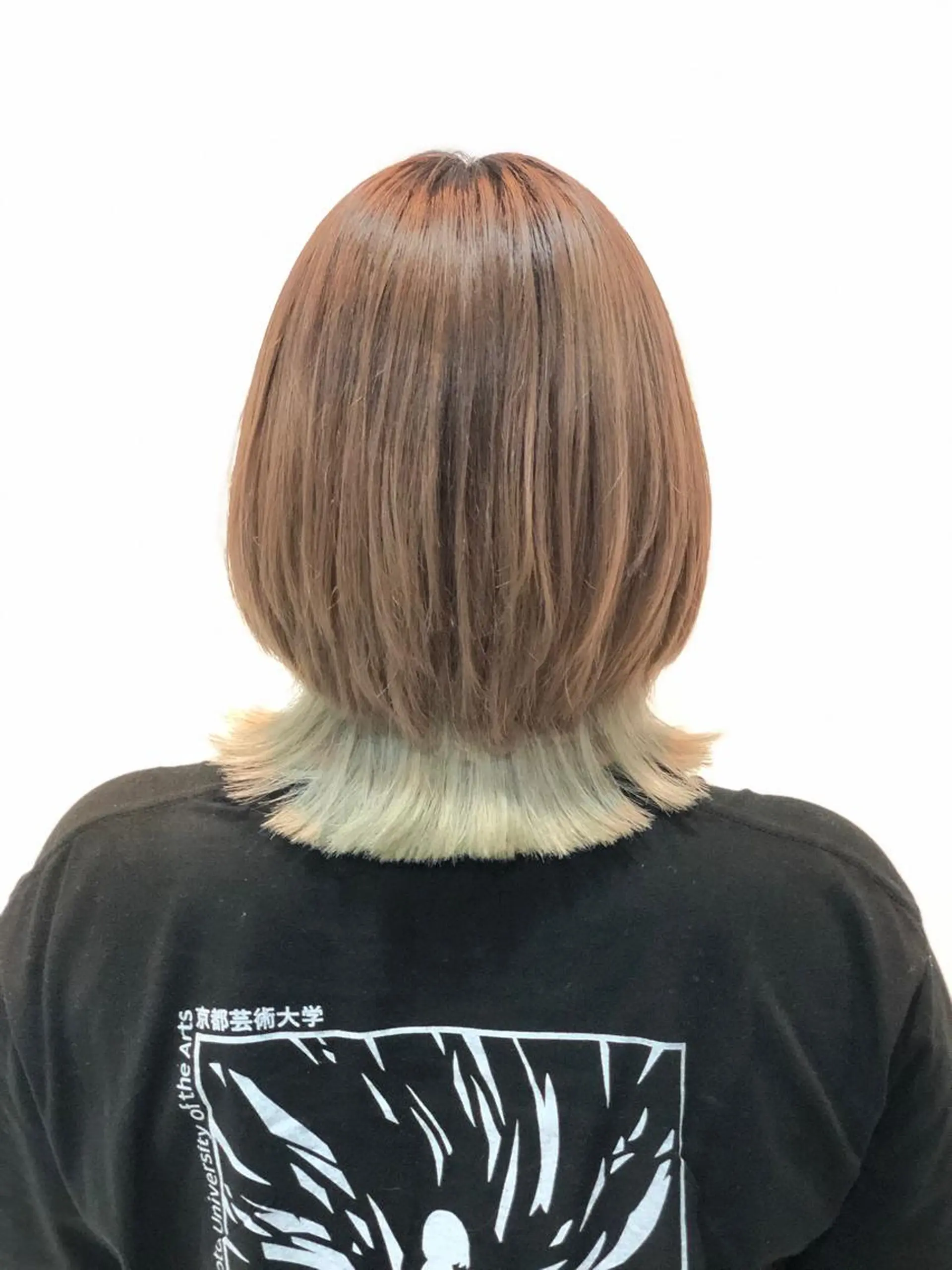 ミディアム ボブ ウルフカット 中村 魁登のヘアスタイル