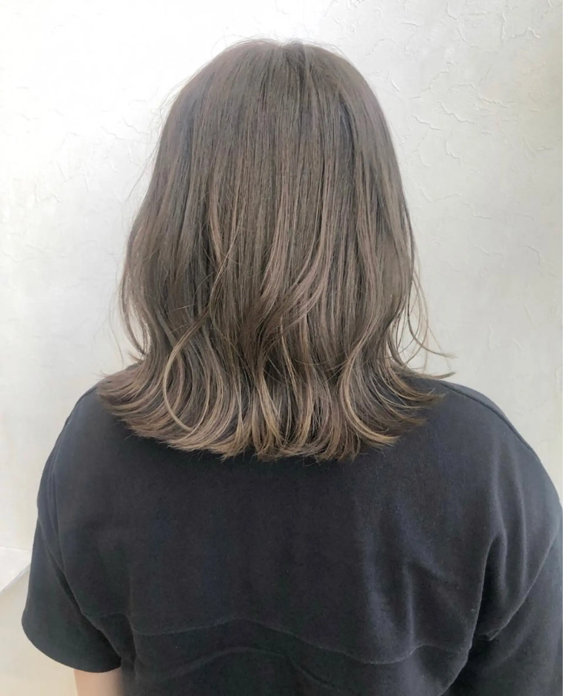 ミディアム カラー nakahara madokaのヘアスタイル