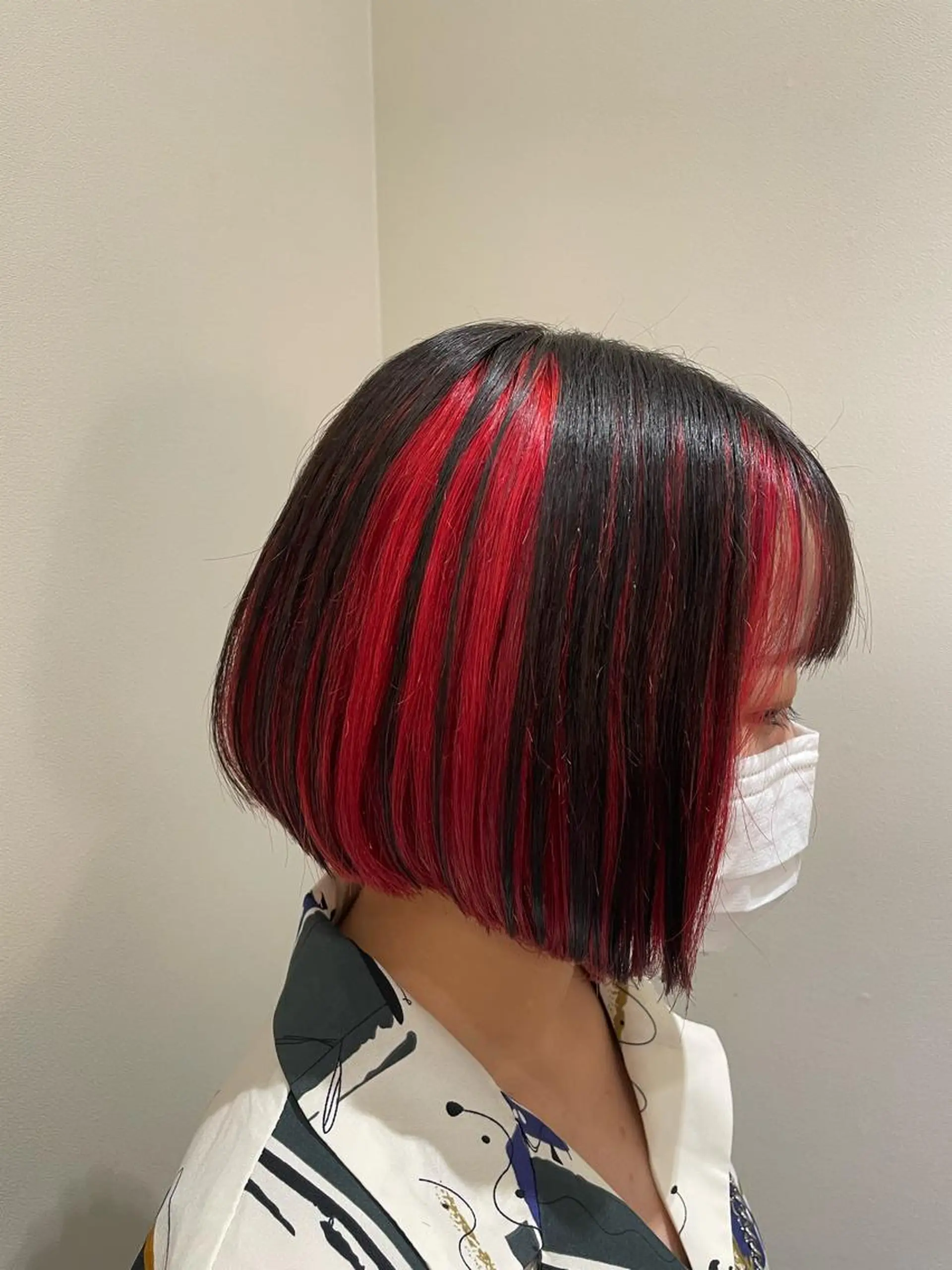 ショート カラー 縮毛矯正🤍 盛れるボブ/ひかりのヘアスタイル