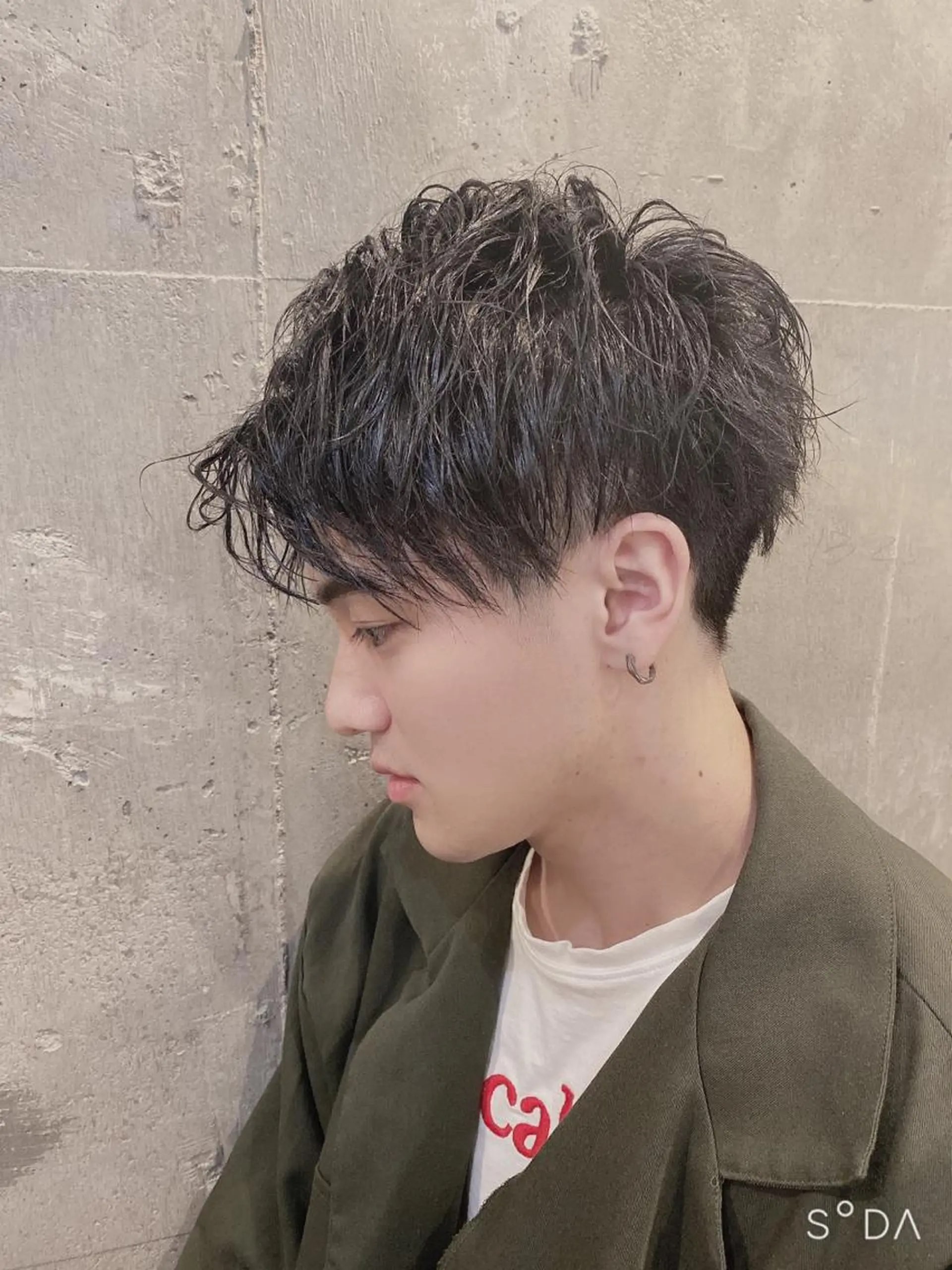 メンズ anhelo髪質改善 メテオ髪質改善名駅のヘアスタイル