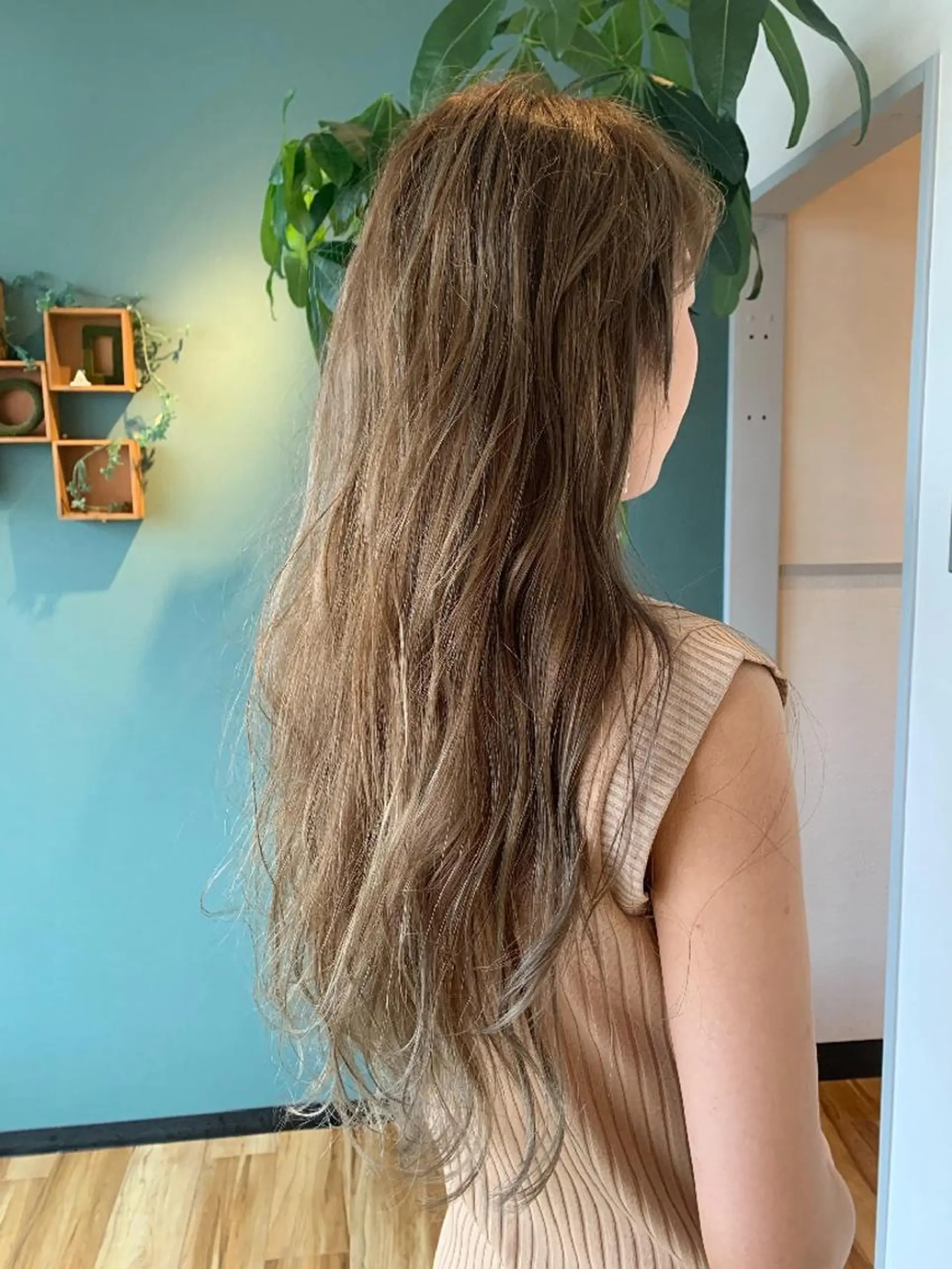 ロング カラー かしわば しょうのヘアスタイル