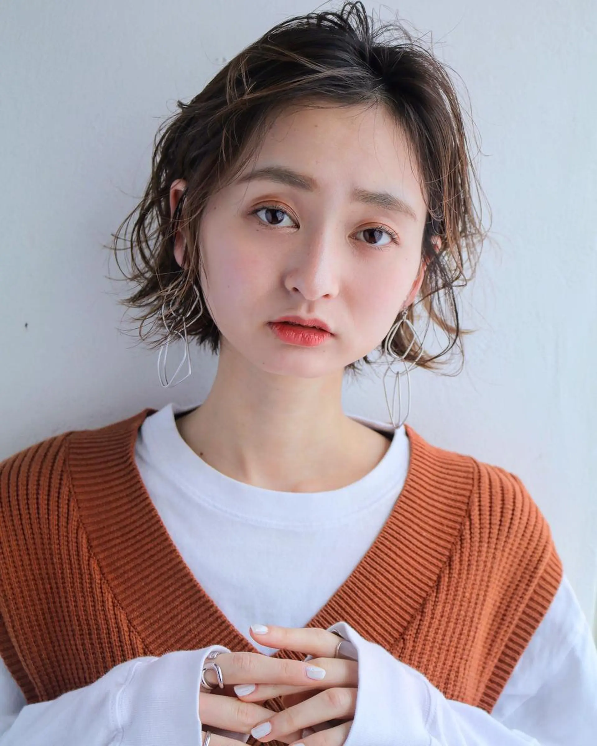 ショート カラー ボブレイヤー ボブ レイヤーカット ウルフレイヤーカット /チヒロのヘアスタイル