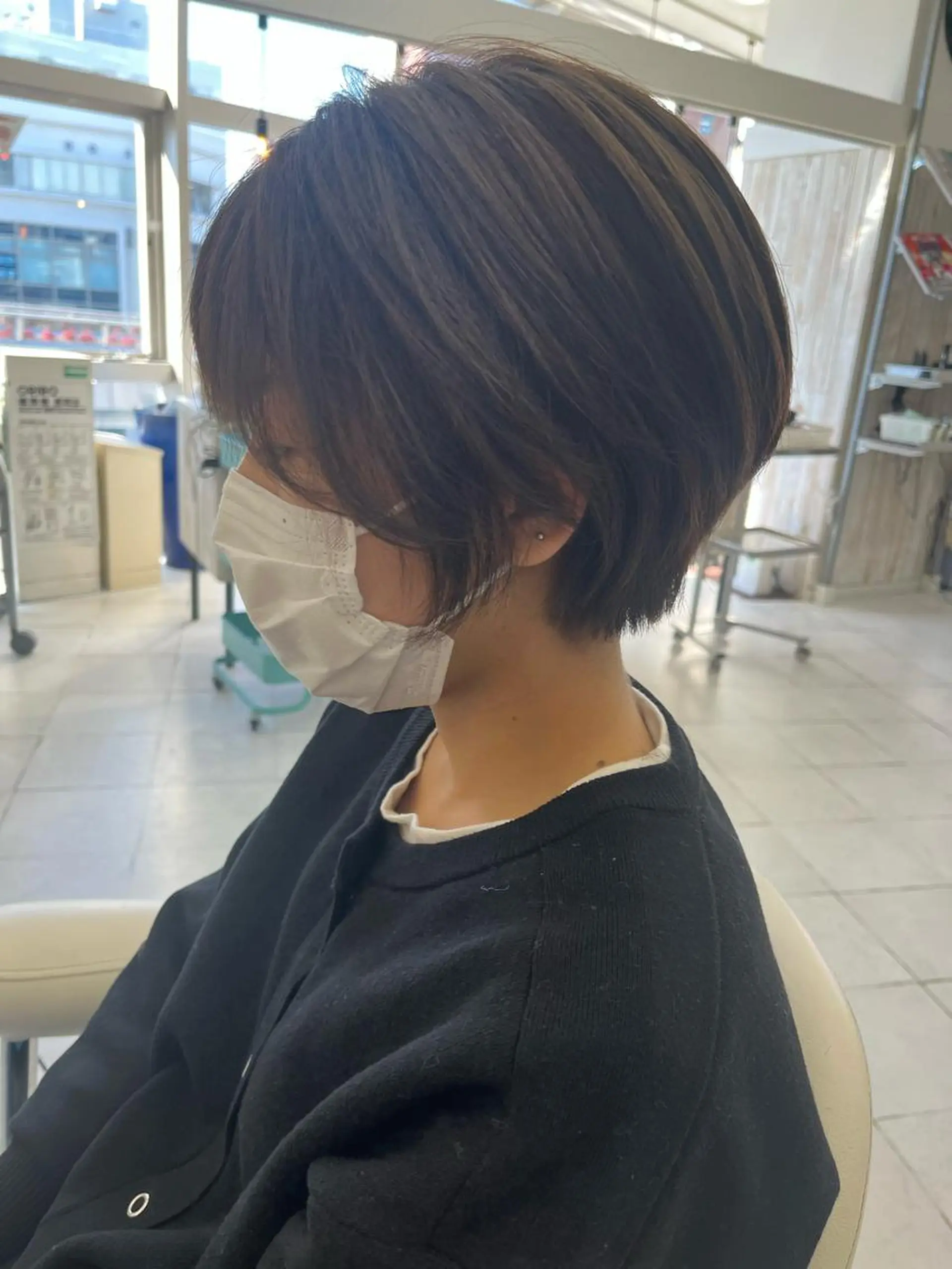 ショート ベージュカラー/ いぢちるみのヘアスタイル