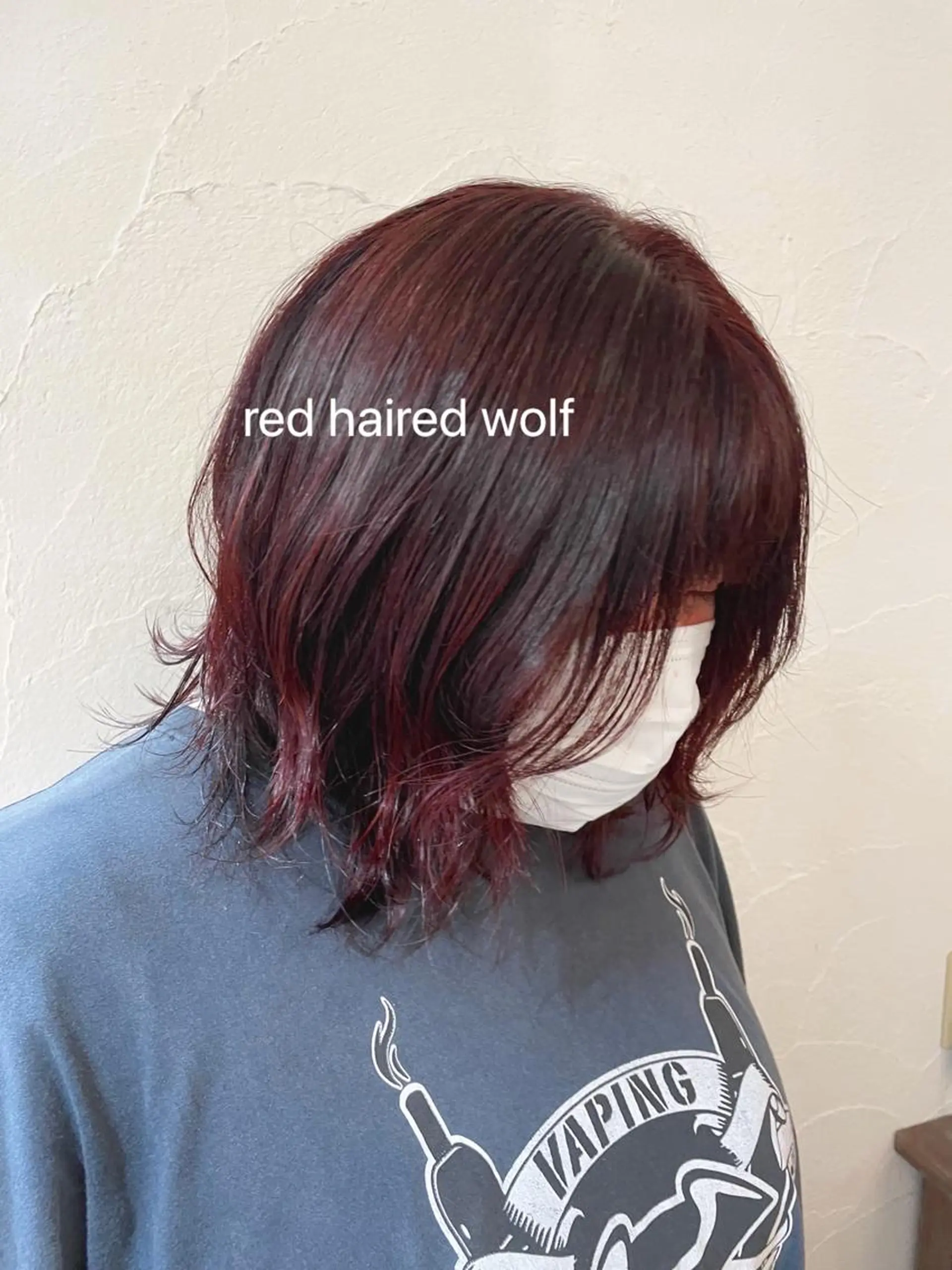 ミディアム カラー ウルフカット NOELA所属・加藤あいり／大人 可愛いモテカラー♡のヘアスタイル