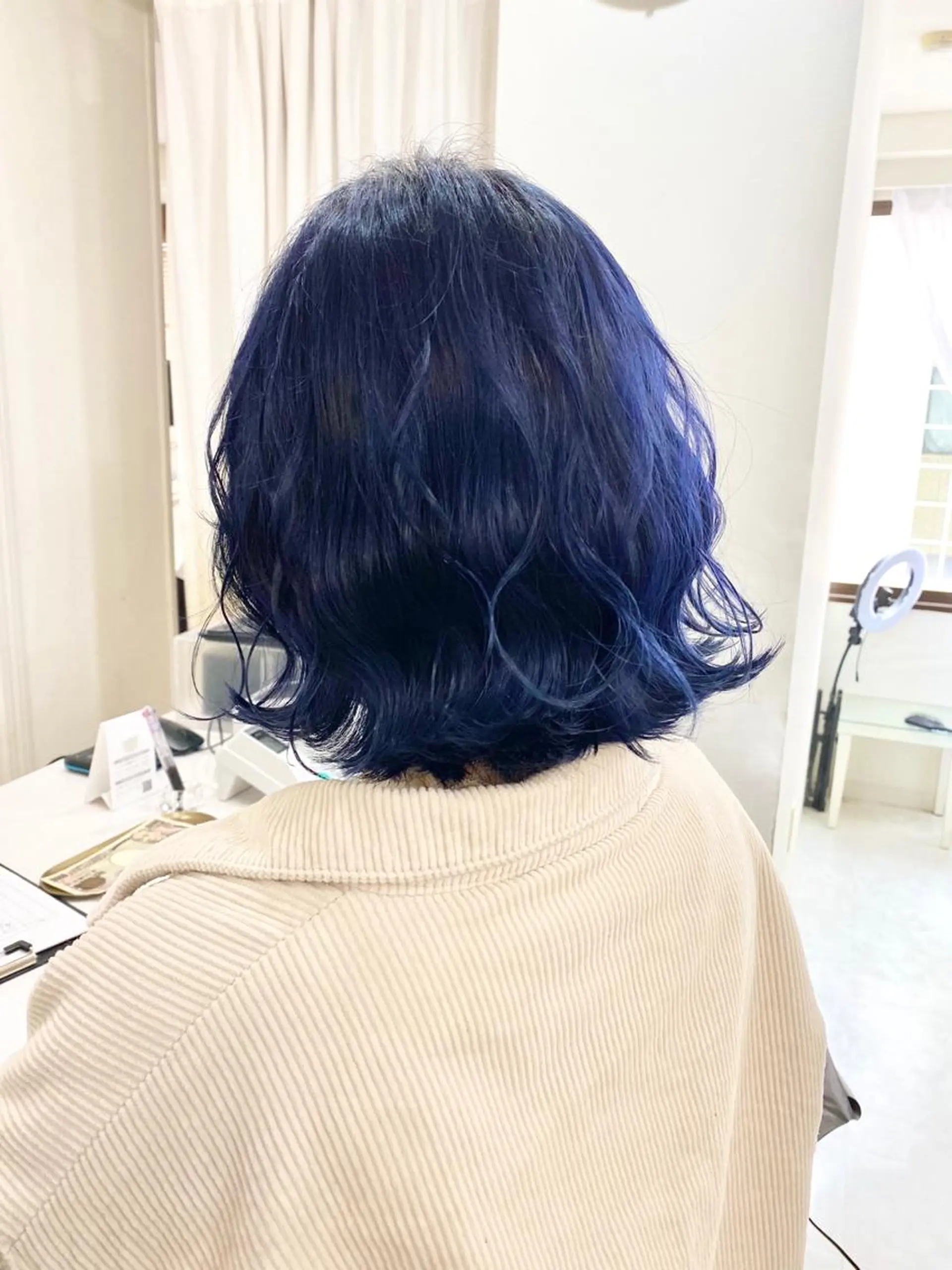 ミディアム カラー ヘアアレンジ メンズパーマ名人 TAKUMAのヘアスタイル