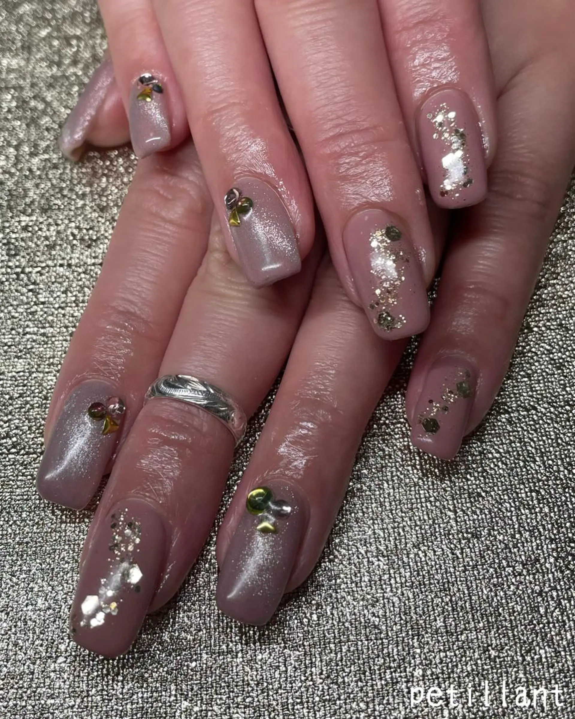 ネイル 桜ネイル nail salon petillantのネイルデザイン