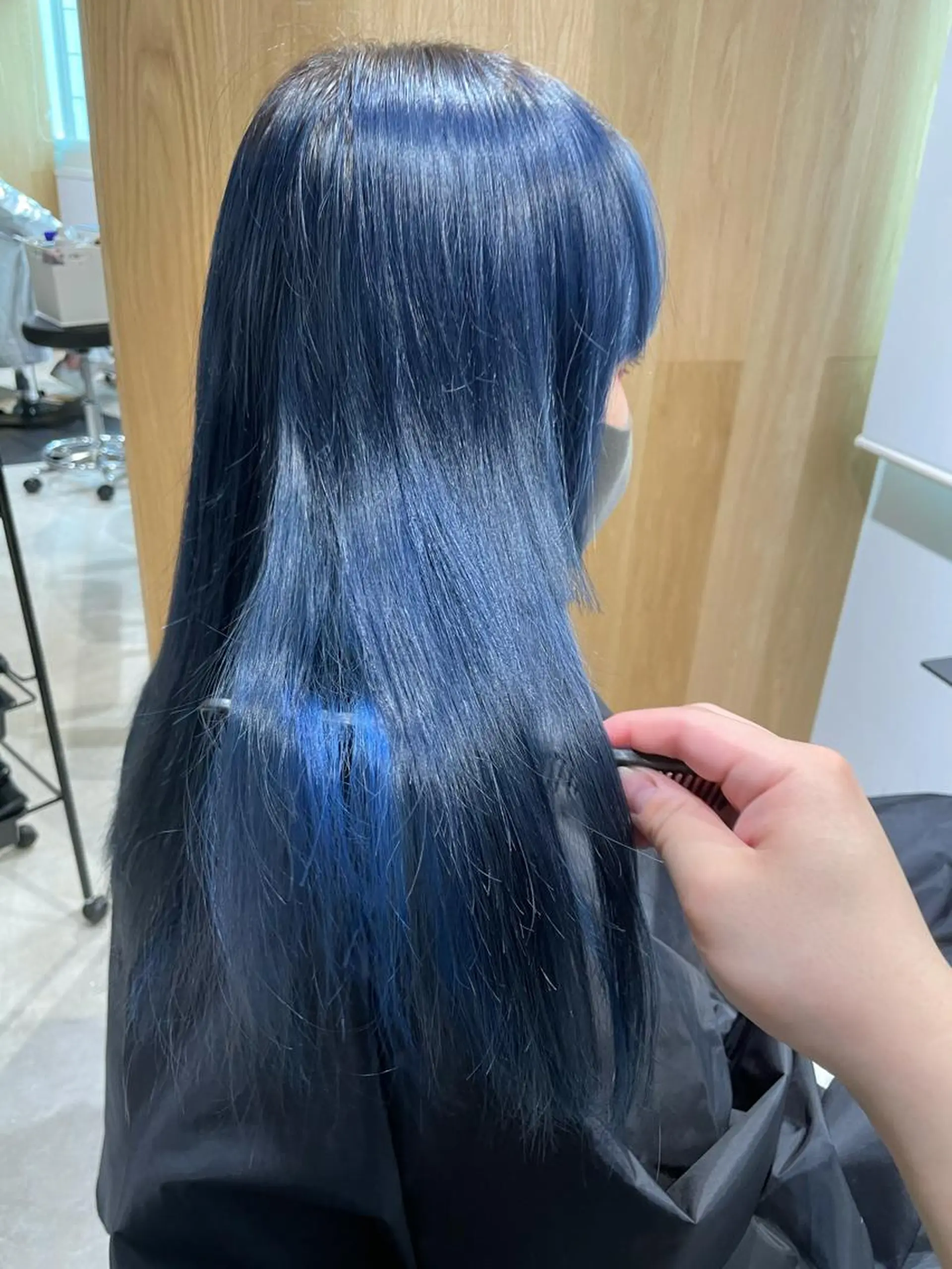 ロング カラー カット ヘアカラー トリートメント レイヤー/ハッシュ 渋谷/サッタのヘアスタイル