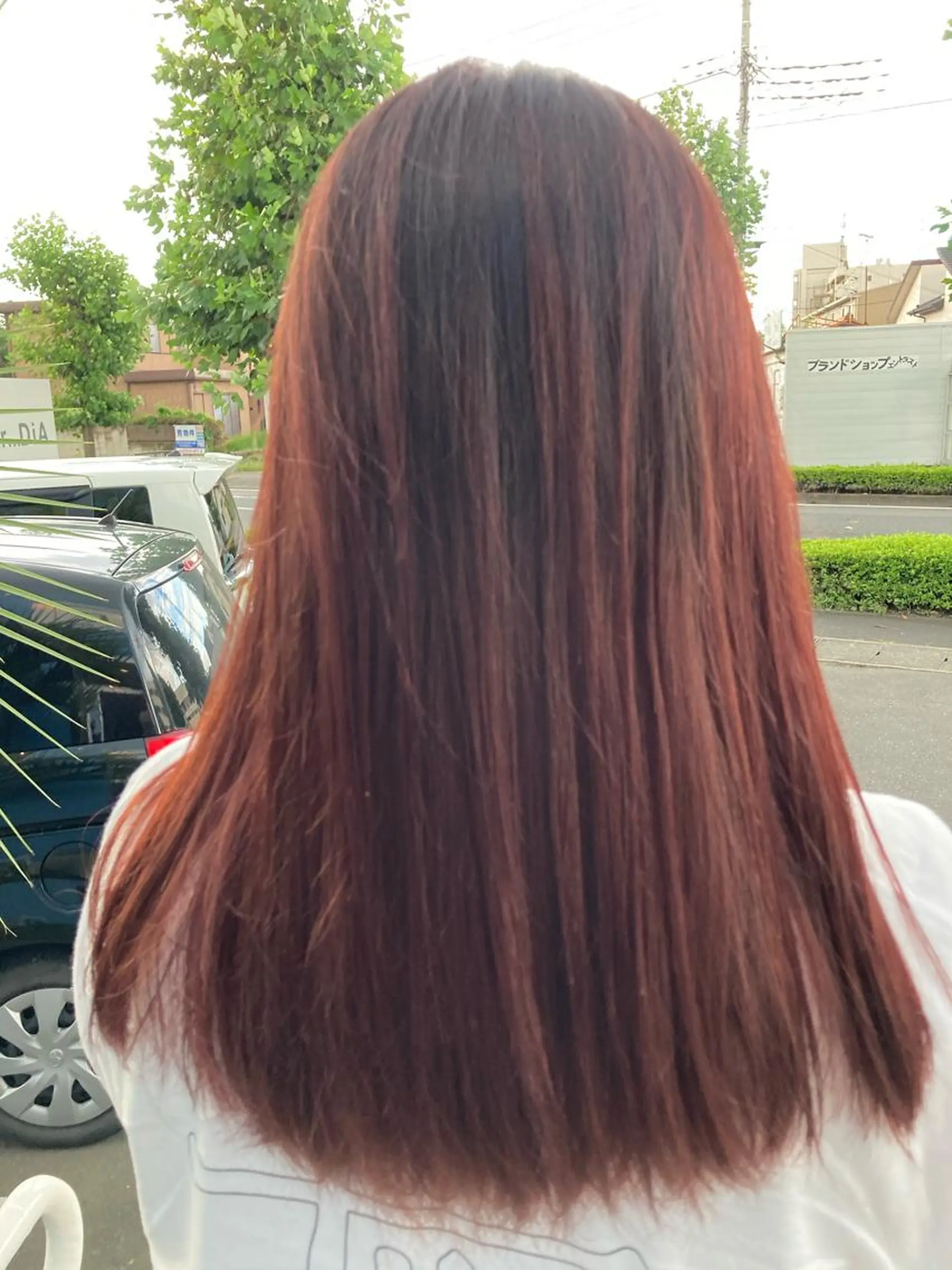 ロング カラー 大谷 亜依のヘアスタイル