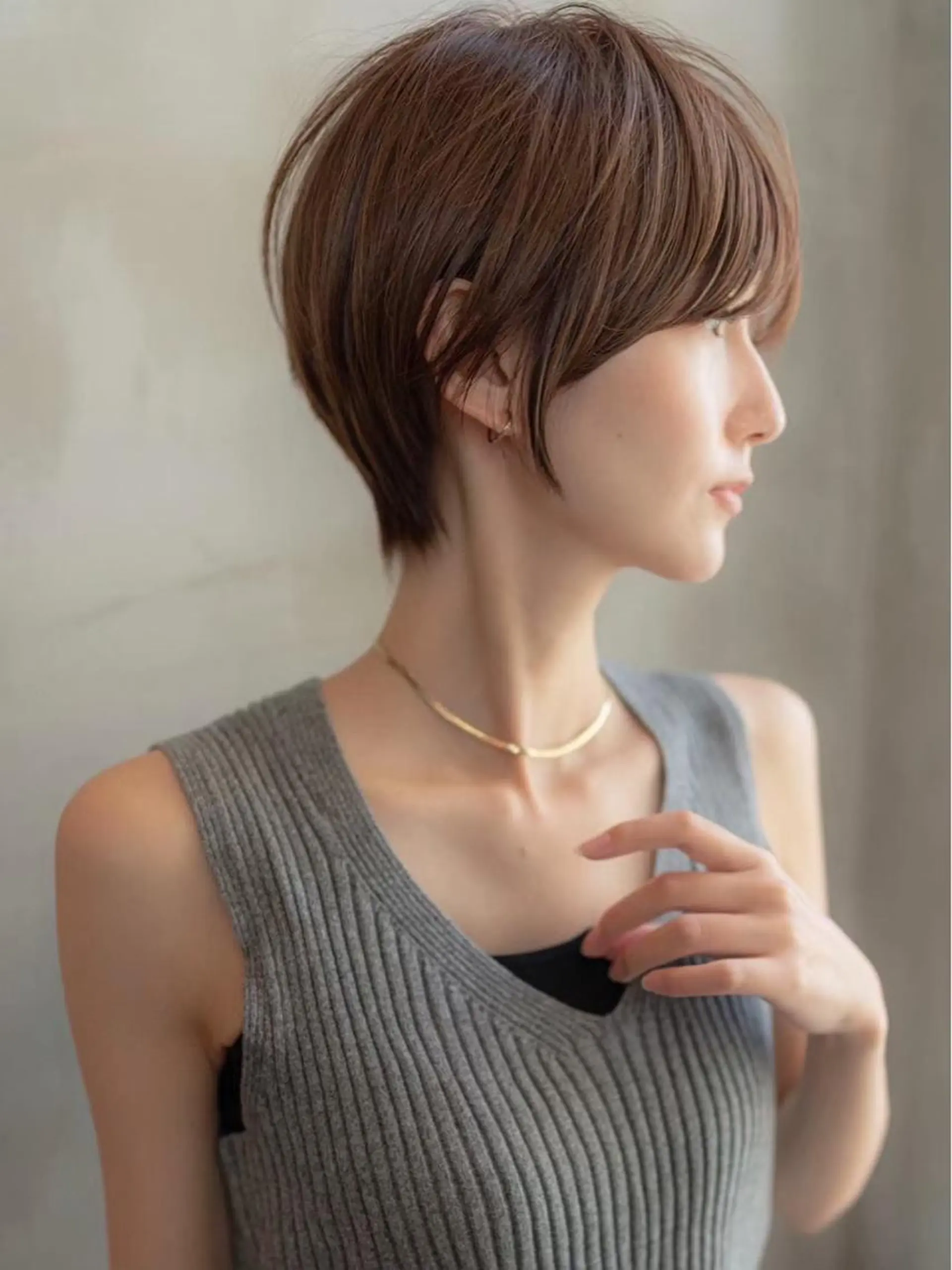 ショート カラー カット ヘアカラー トリートメント 🉐レイヤー/塩見 弘樹🉐渋谷のヘアスタイル