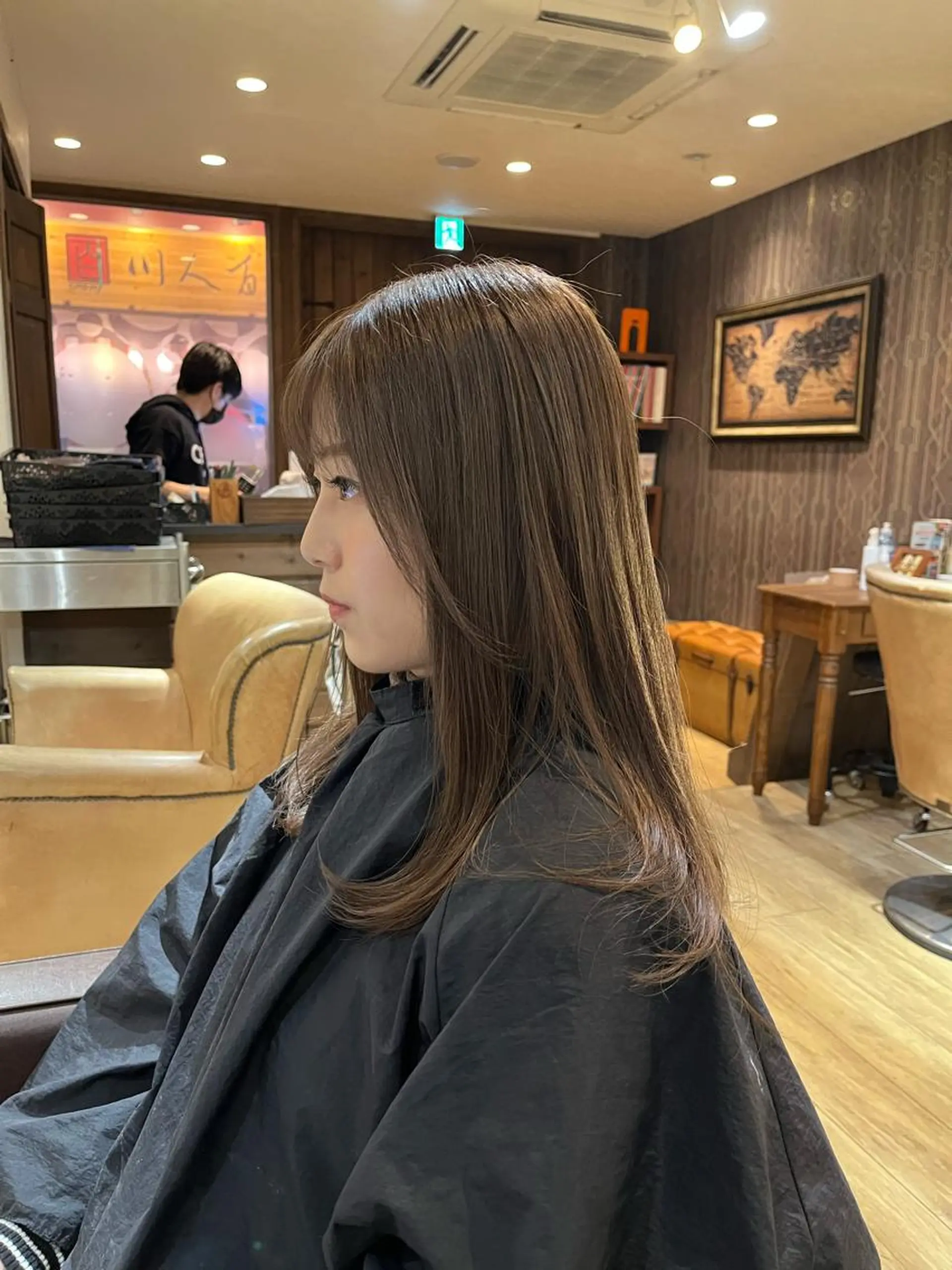 セミロング カラー ブリーチ ブリーチなしカラー 縮毛矯正 ヘアカラー VOYAGE所属・中園康 /カラー/ブリーチのヘアスタイル