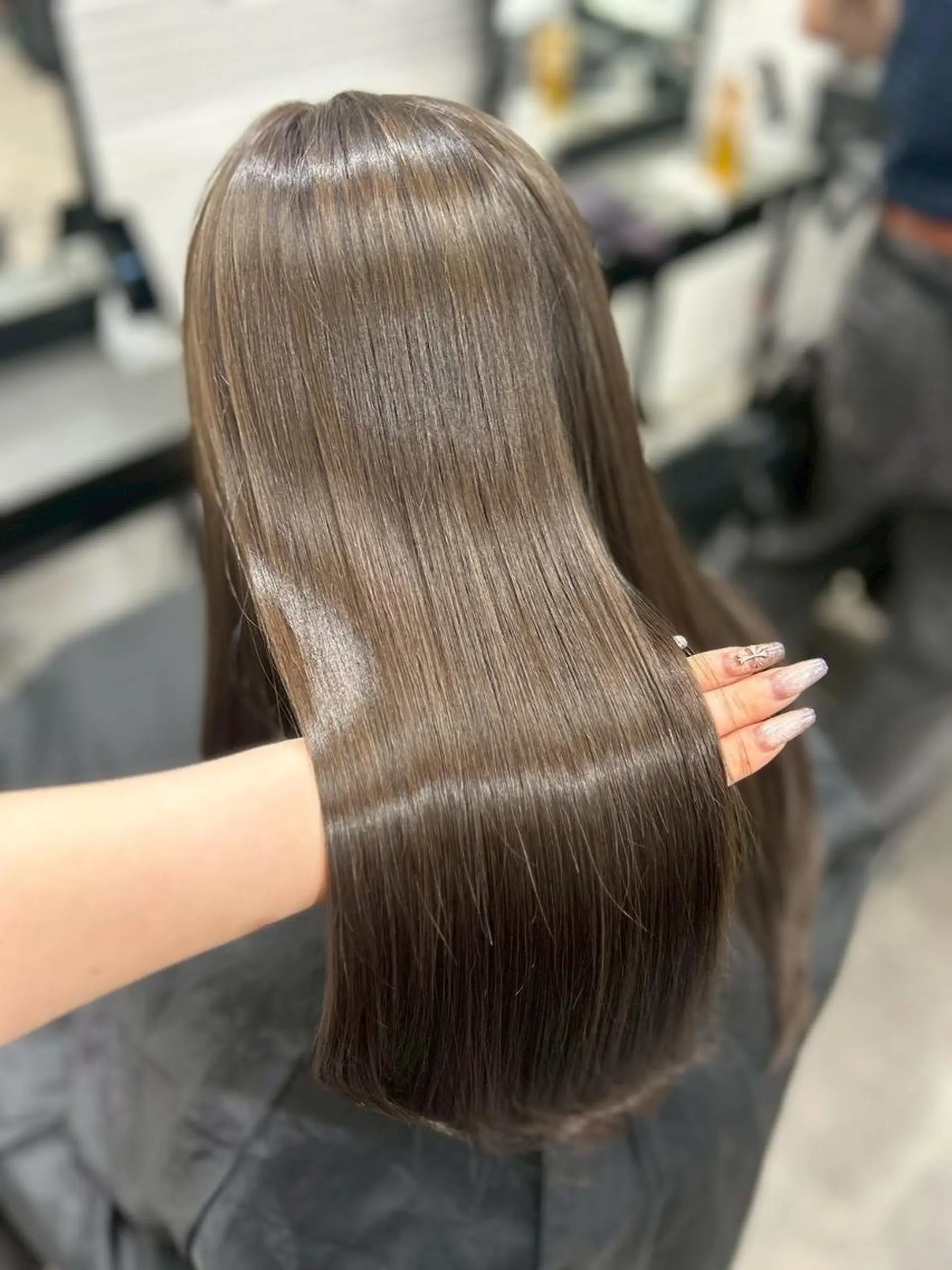 カラー ヘアカラー トリートメント 華やか透明感🏹 上野BABYのヘアスタイル