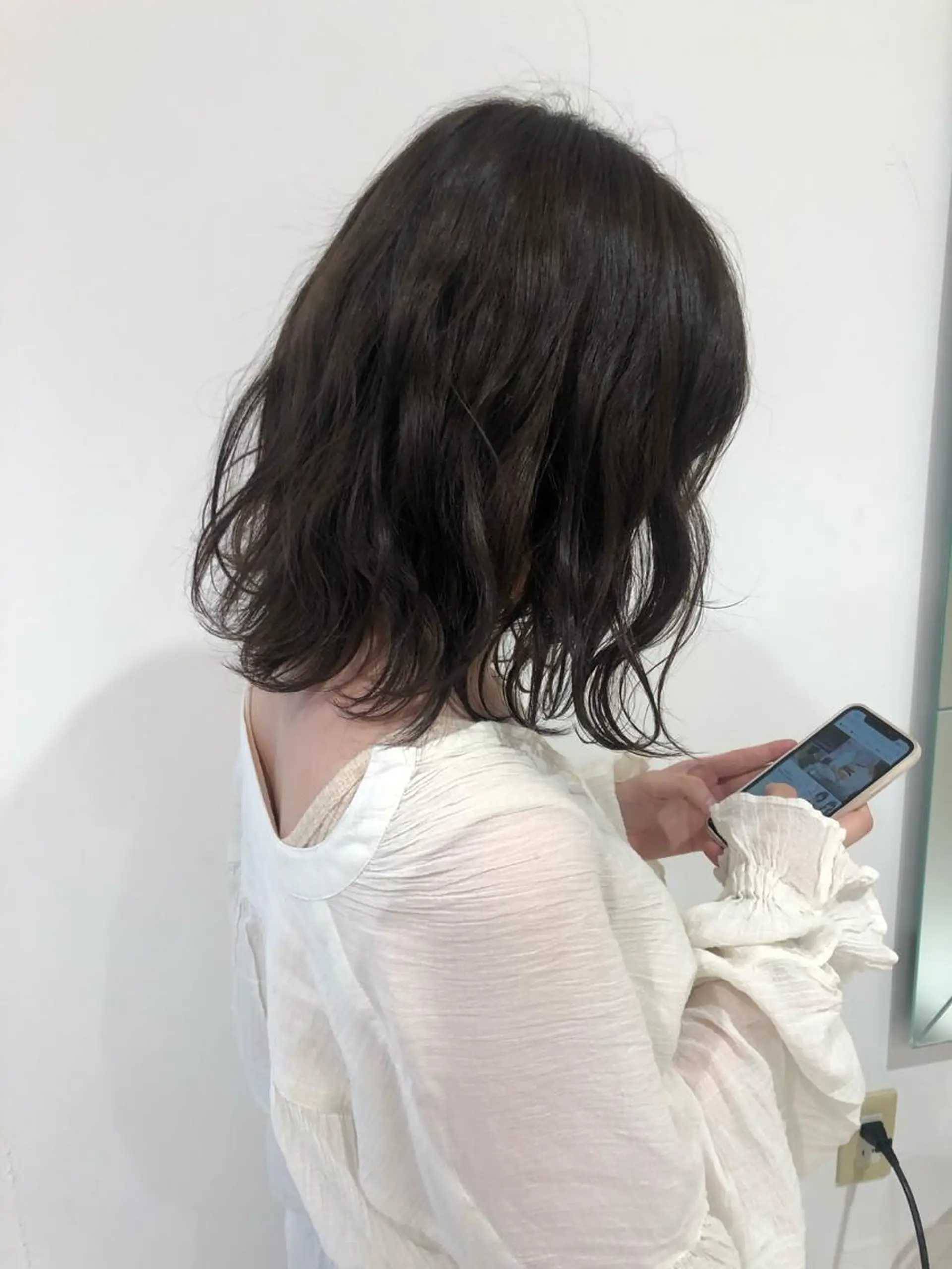 ミディアム カラー ヤマモト マイのヘアスタイル