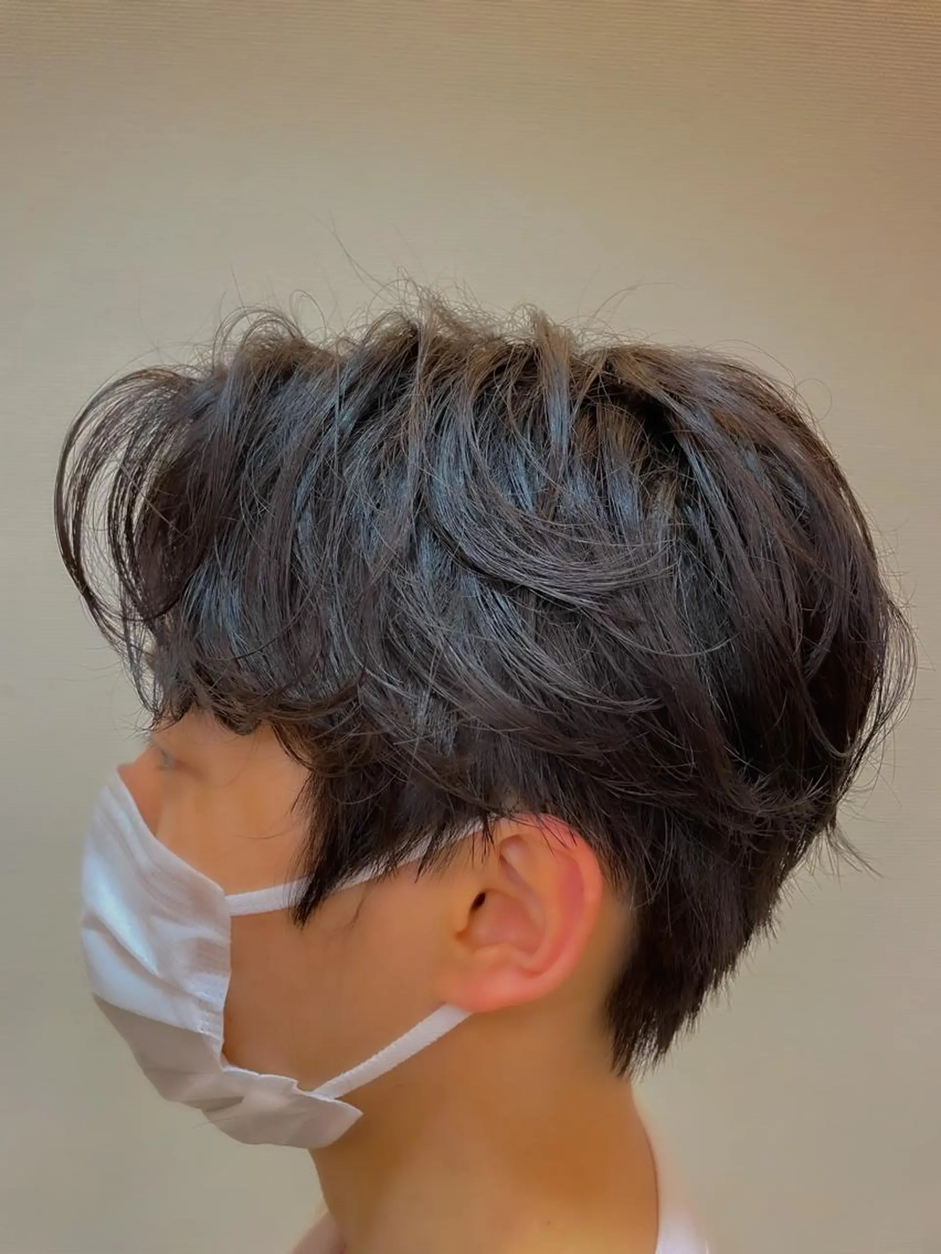 ミディアム パーマ メンズ メンズパーマ 赤司 泰樹のヘアスタイル