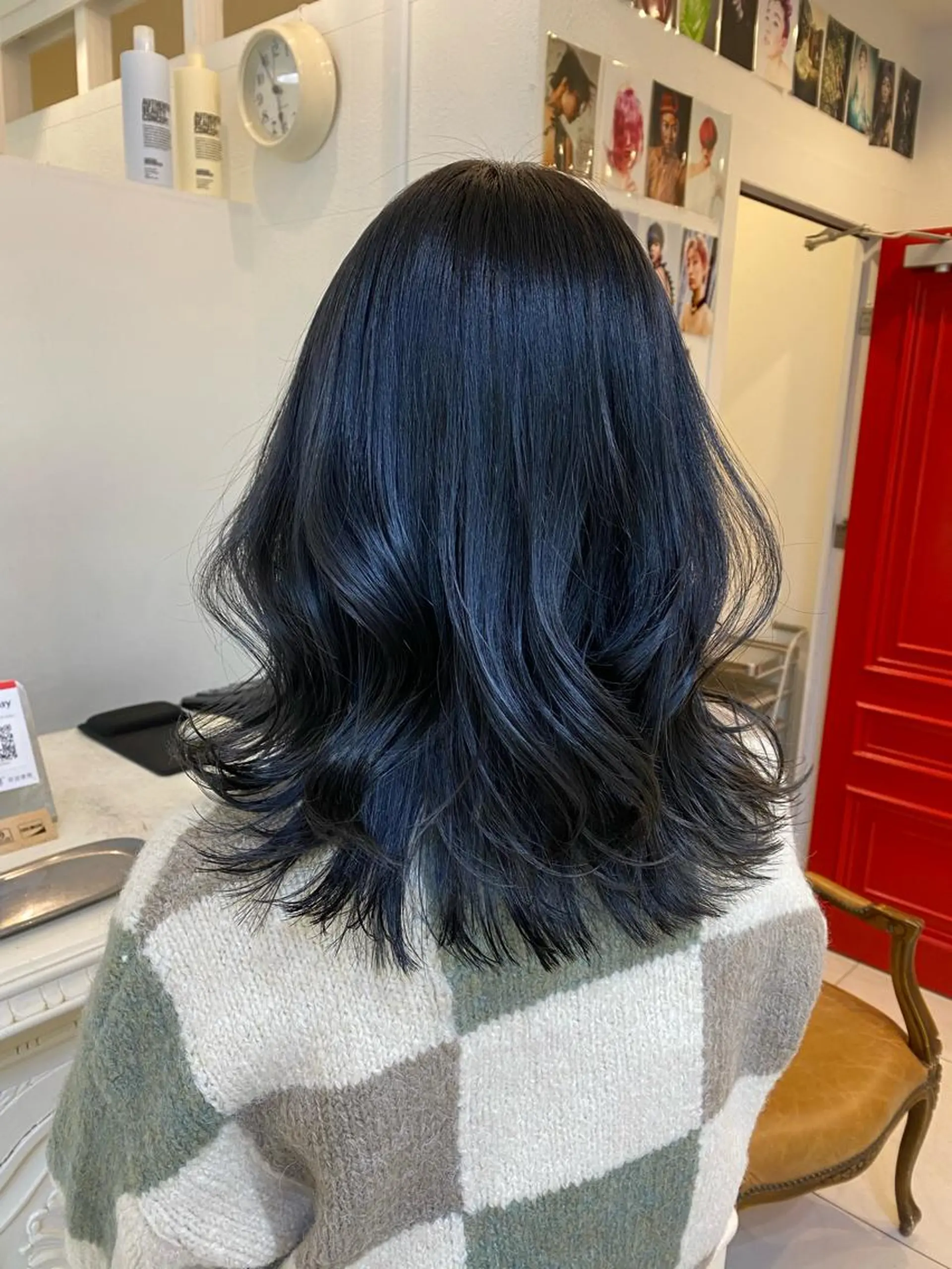 ミディアム カラー ヘアアレンジ マツエク・マツパ アイブロウ ブルーカラー ブルージュ 透明感カラー🫧ヘア セット🫧松本菜月の眉毛・アイブロウイメージ