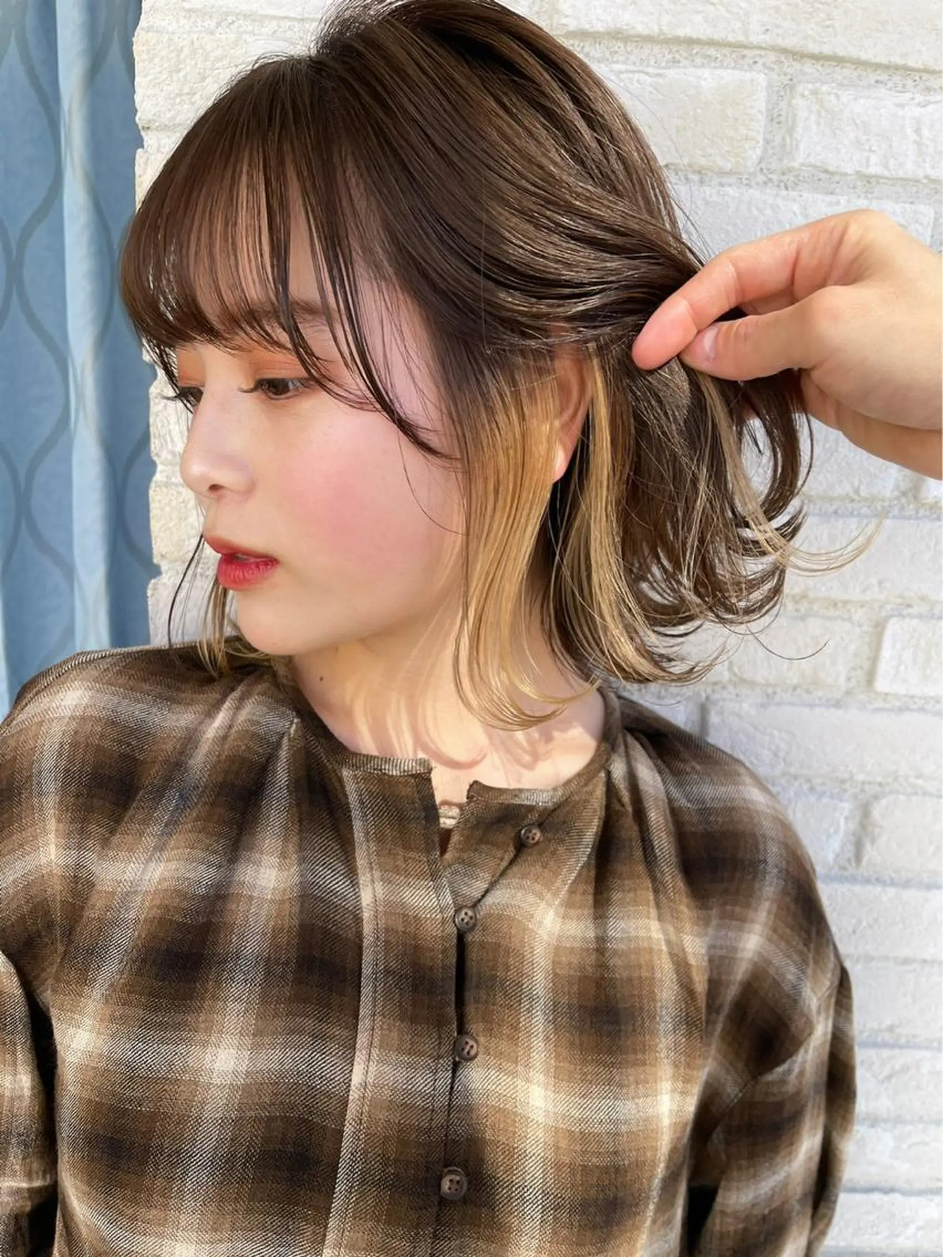 ミディアム カット トリートメント サロウィン池袋店所属・マンツーマン施術 山口つよしのヘアスタイル