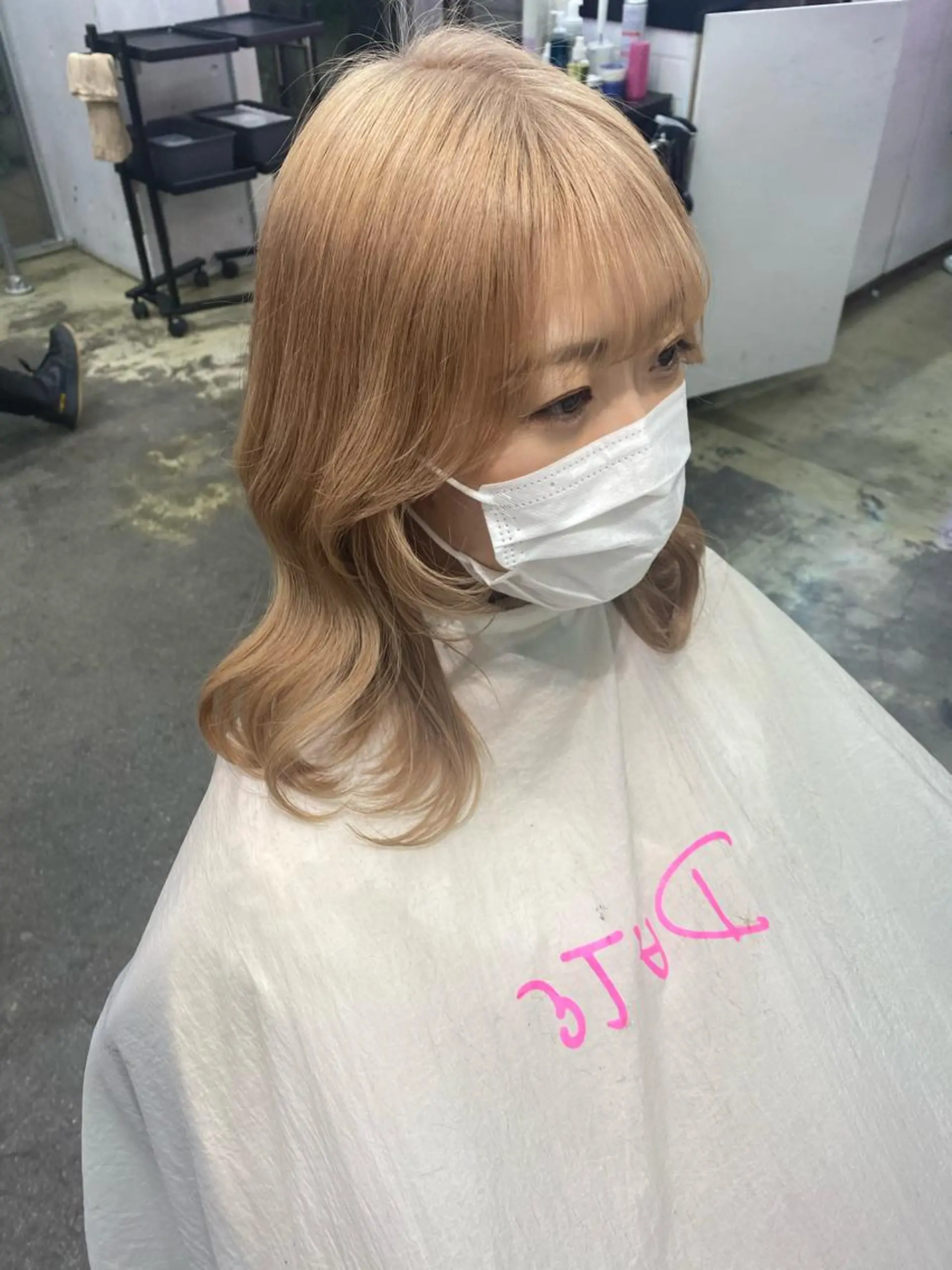 ミディアム カラー ヘアカラー トリートメント ザクザクレイヤー 🍀/ブリーチ/小田のヘアスタイル