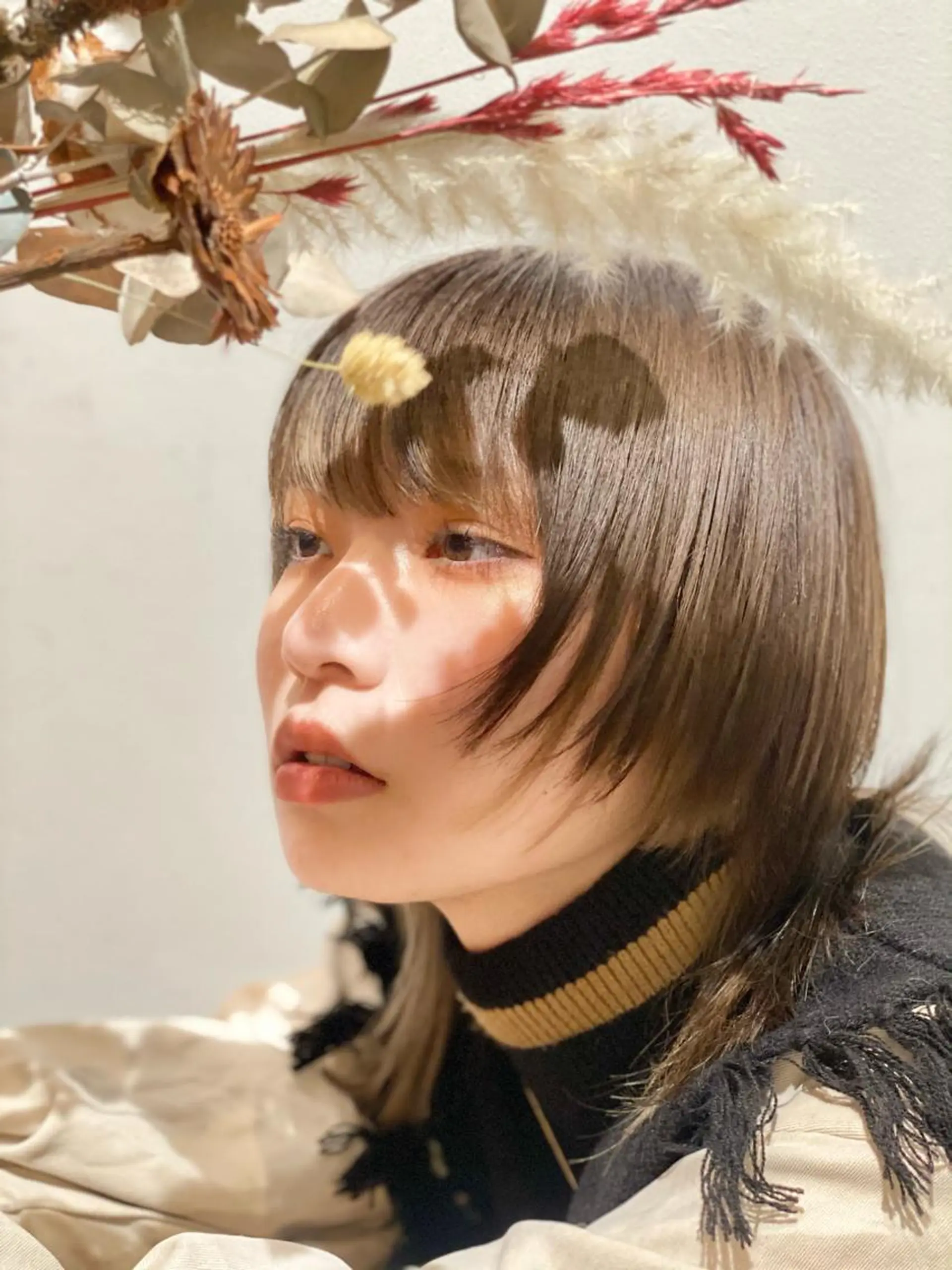 ショート カラー マンツーマン女性 美容師 奏のヘアスタイル