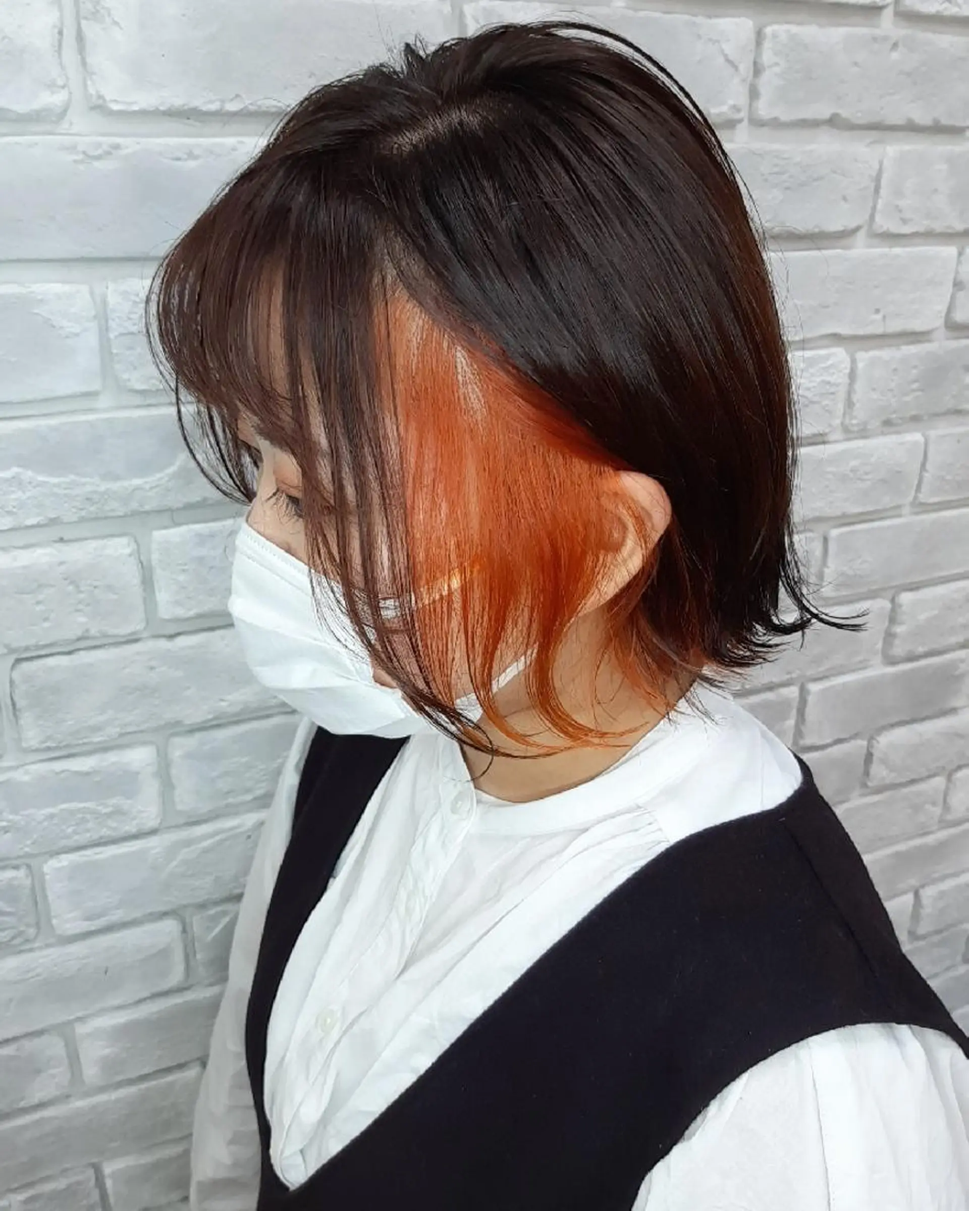 ミディアム カラー カット ヘアカラー トリートメント 井谷 圭吾【天理】のヘアスタイル