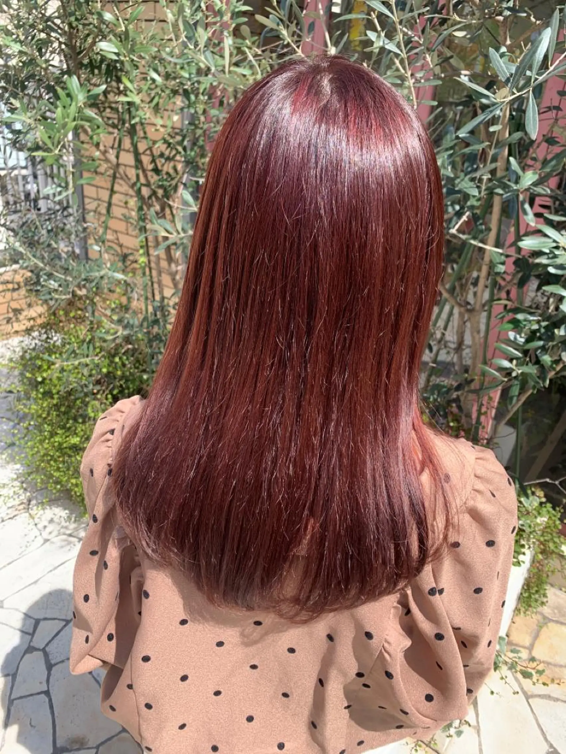 ミディアム カラー 今村 愛美のヘアスタイル