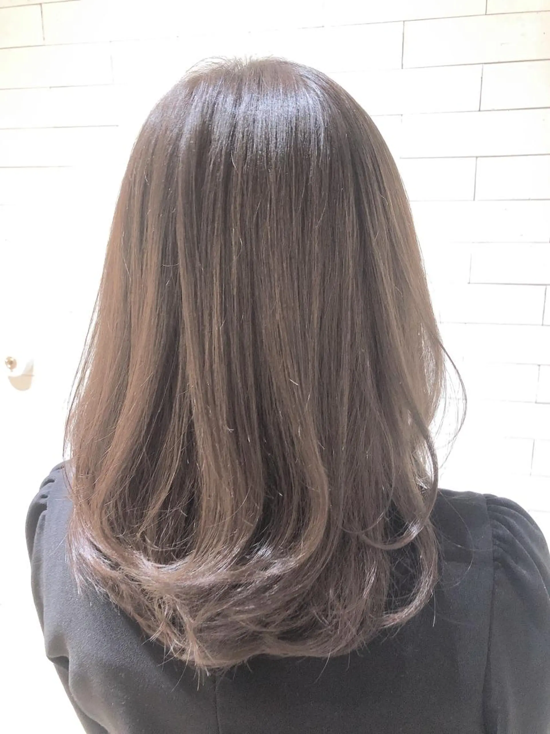 セミロング カラー ヘアアレンジ イルミナカラー カット ヘアカラー パーマ 縮毛矯正 トリートメント レイヤー×ヘッドスパ *保田遥*のヘアスタイル